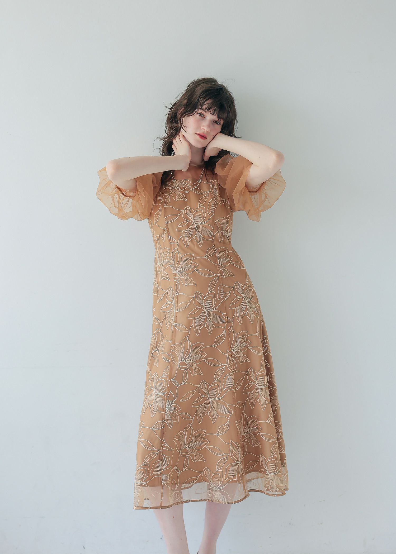 リリーパターンレースドレス｜DorryDoll