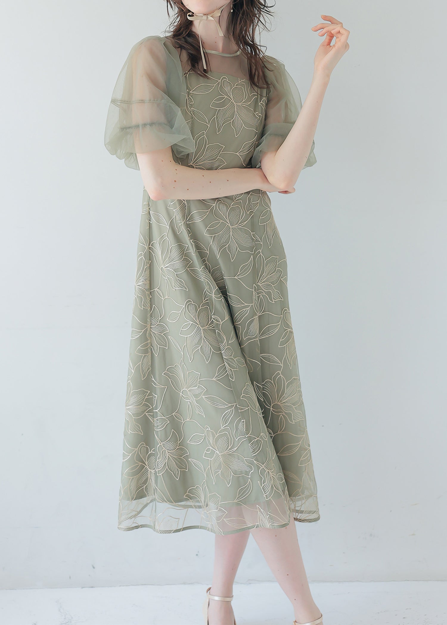 6★新品タグ付き★MELROSE　リリーパターンレースドレス リリーパターンレースドレス｜DorryDoll