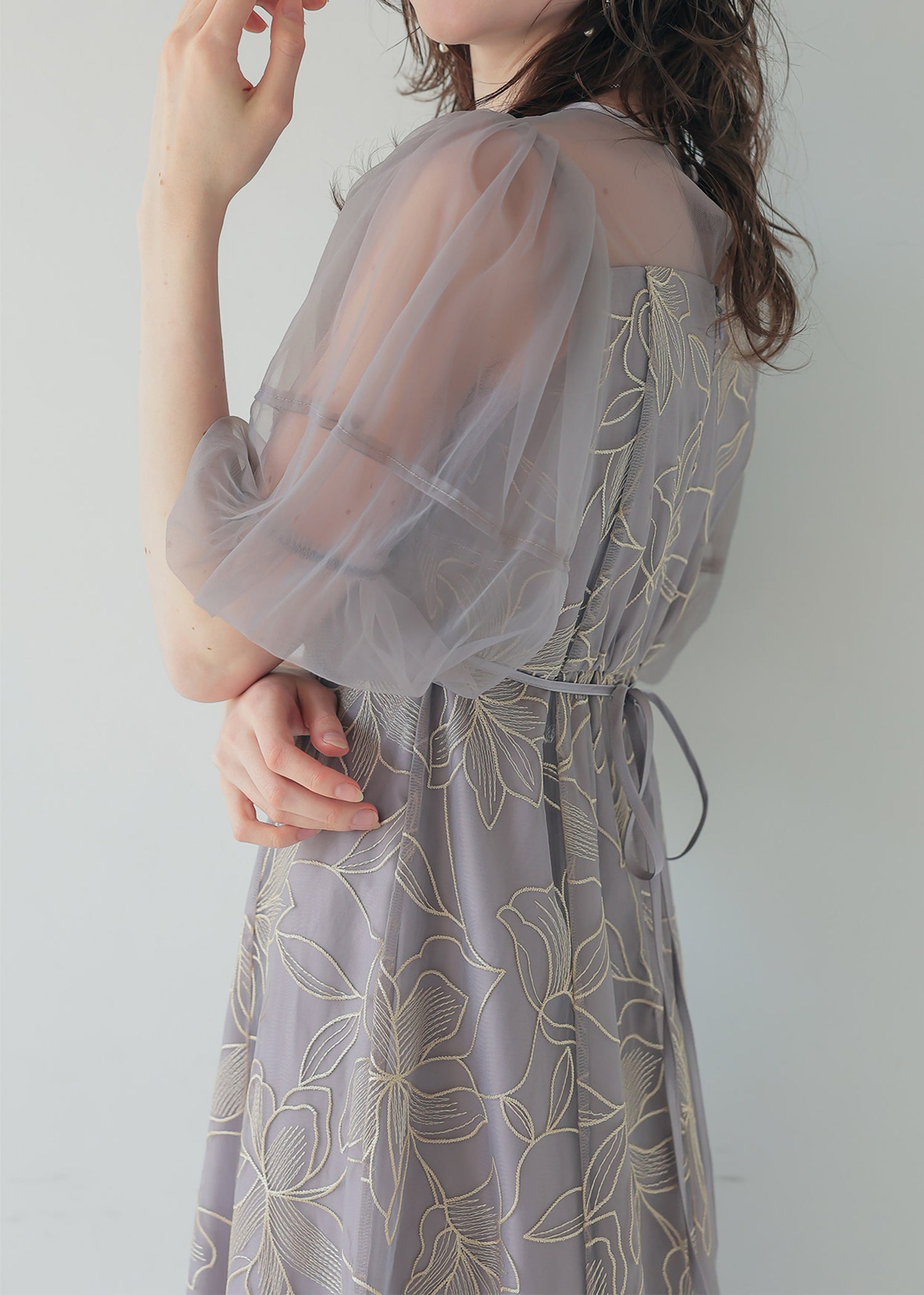 リリーパターンレースドレス｜DorryDoll