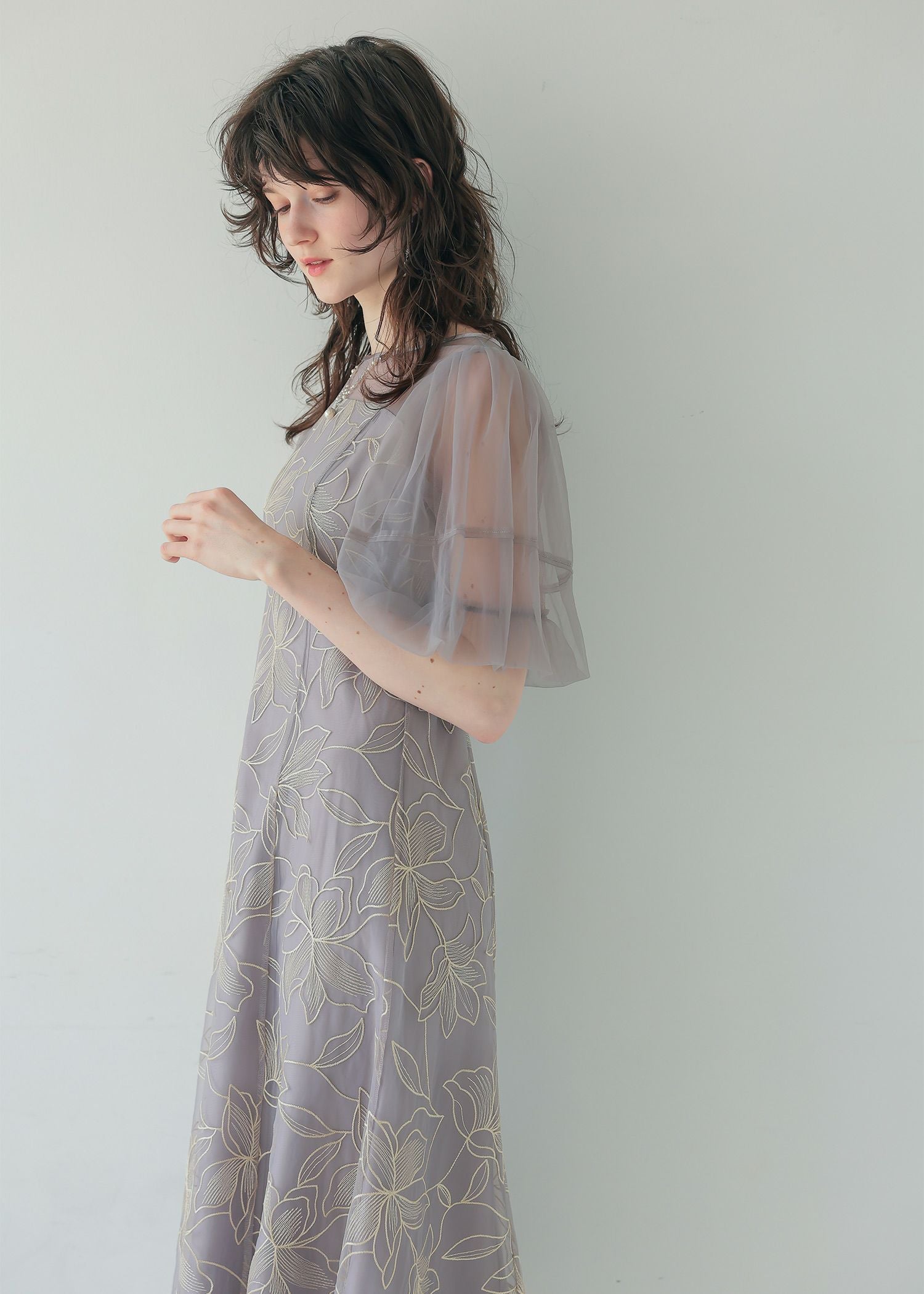 リリーパターンレースドレス｜DorryDoll