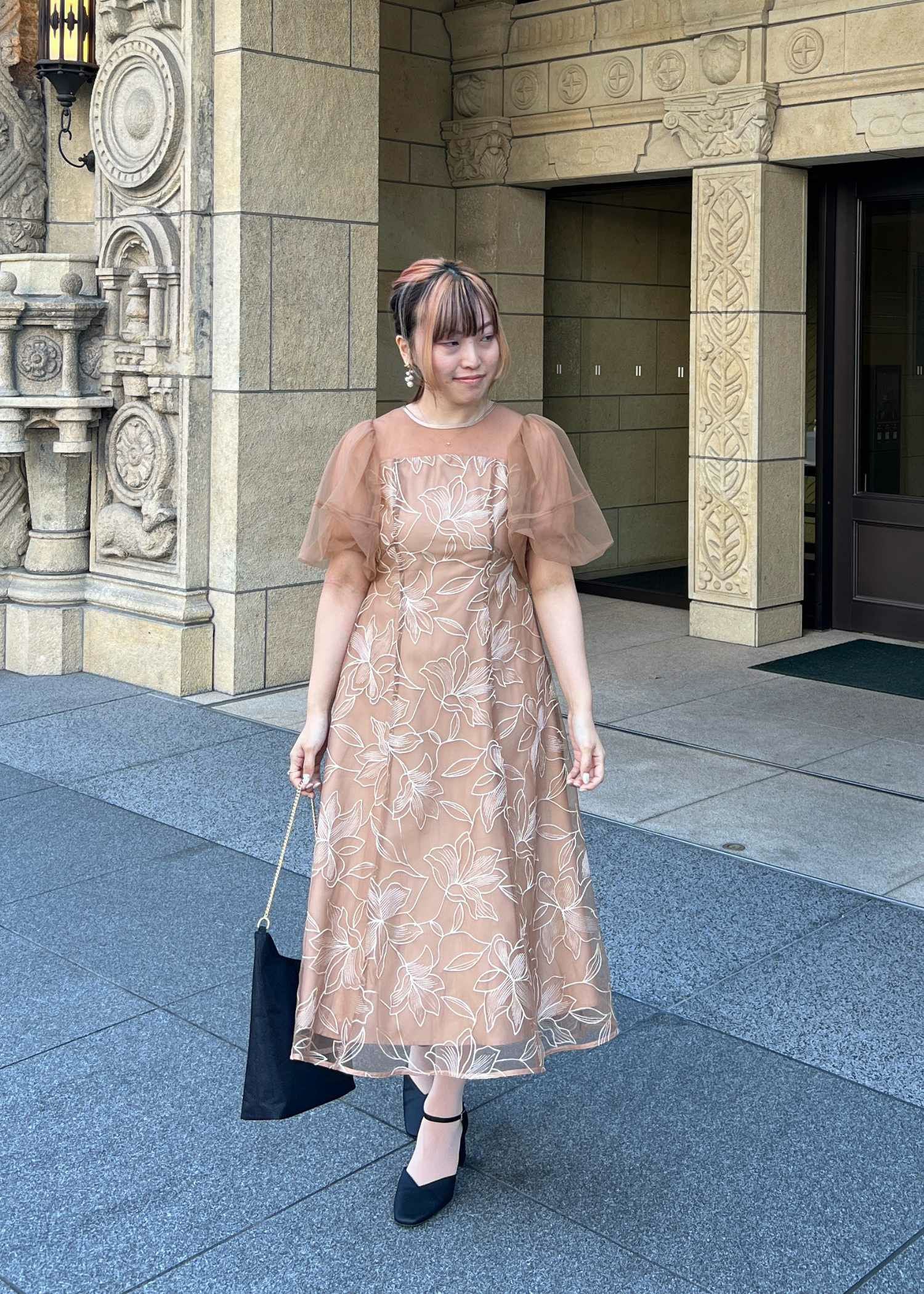 リリーパターンレースドレス｜DorryDoll