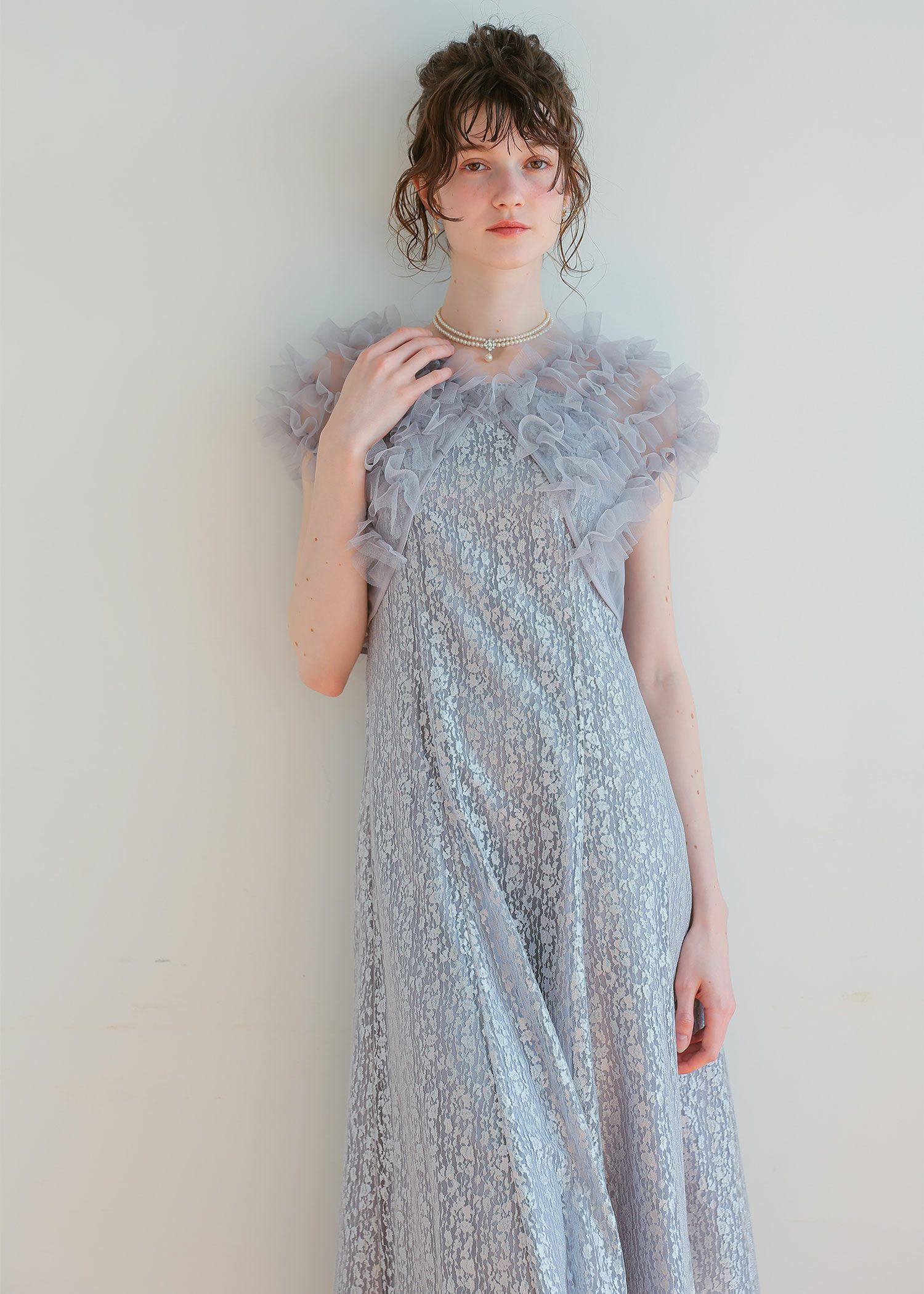 フリルボレロセットレースドレス|DorryDoll