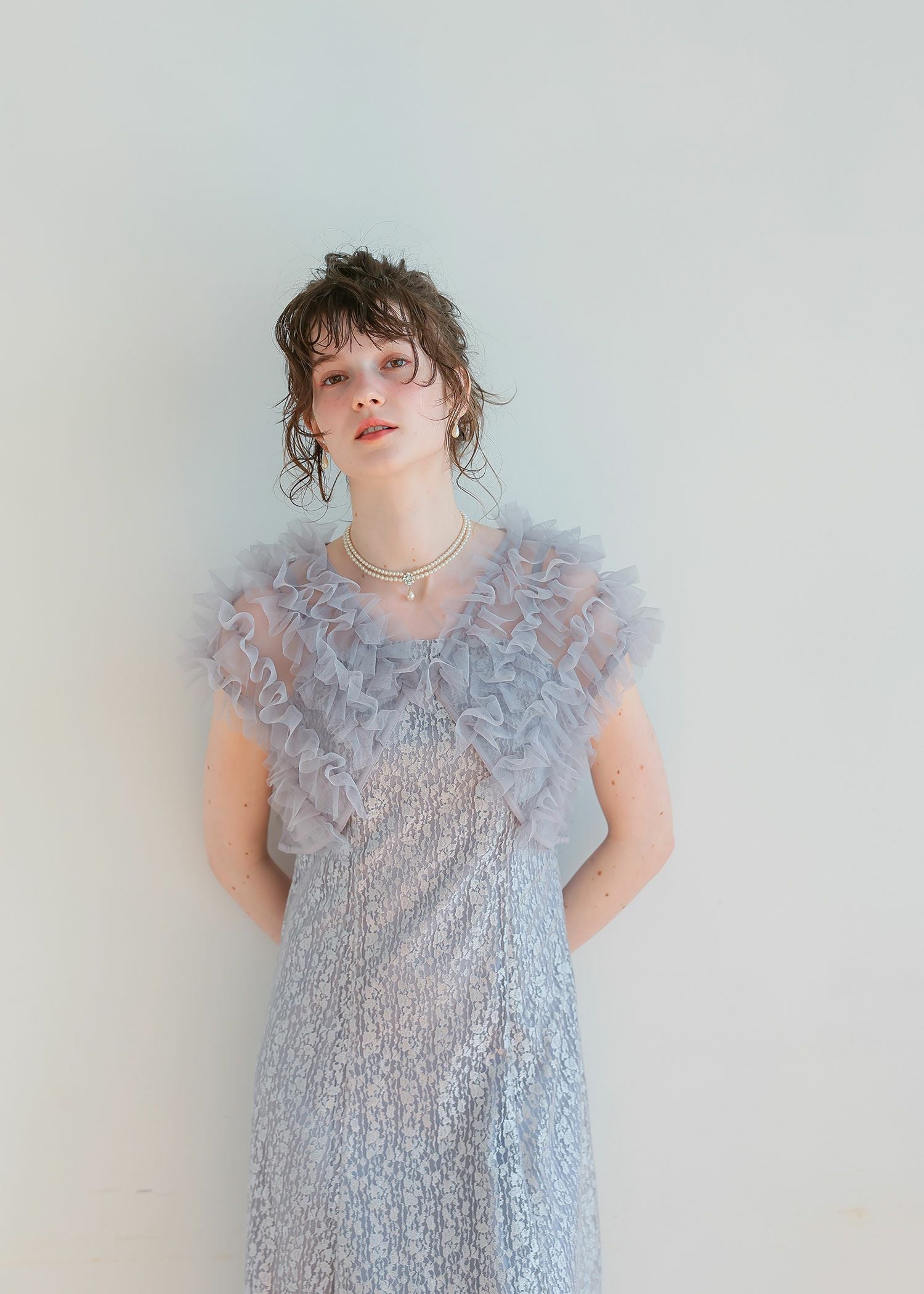 フリルボレロセットレースドレス|DorryDoll