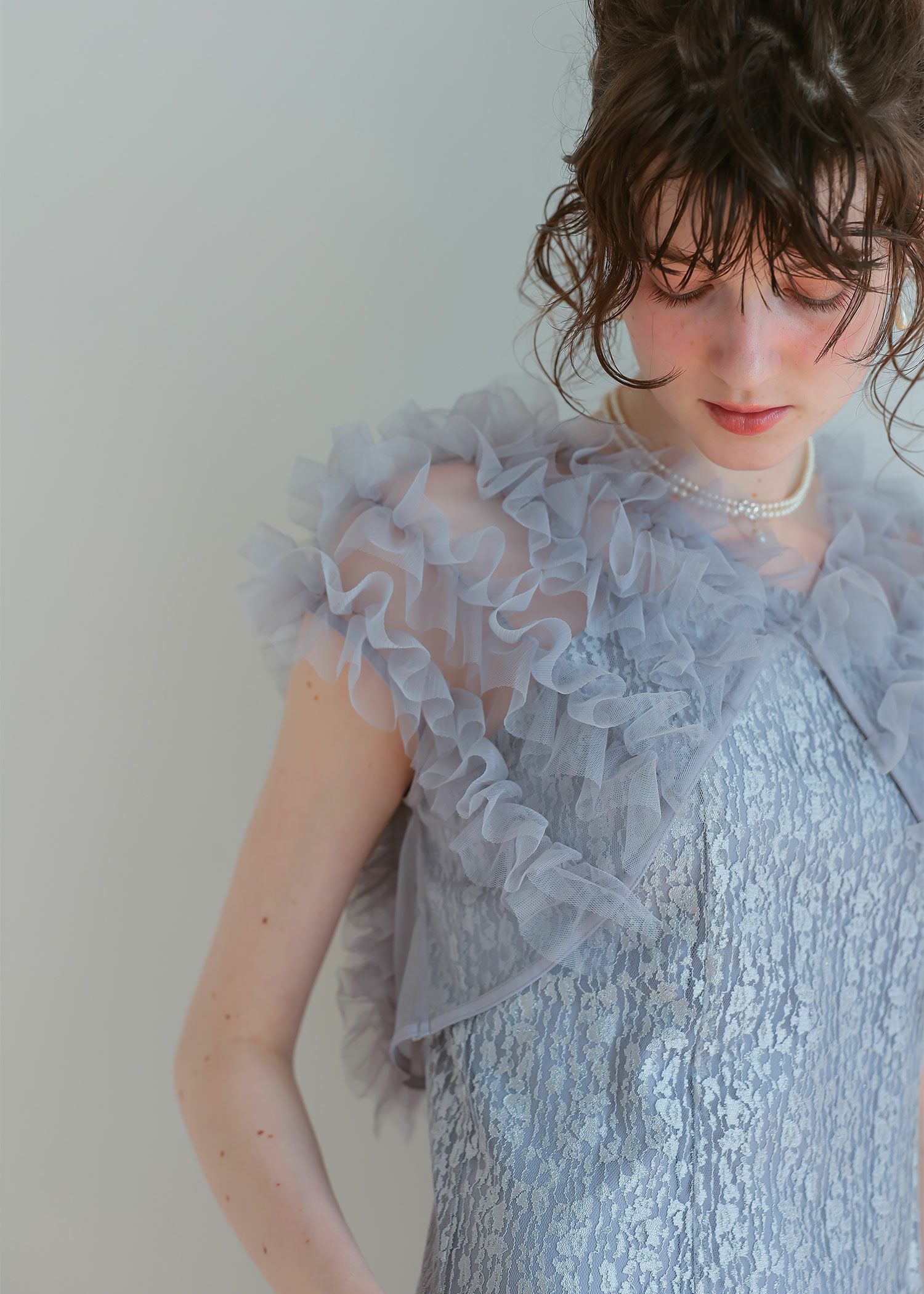 フリルボレロセットレースドレス|DorryDoll