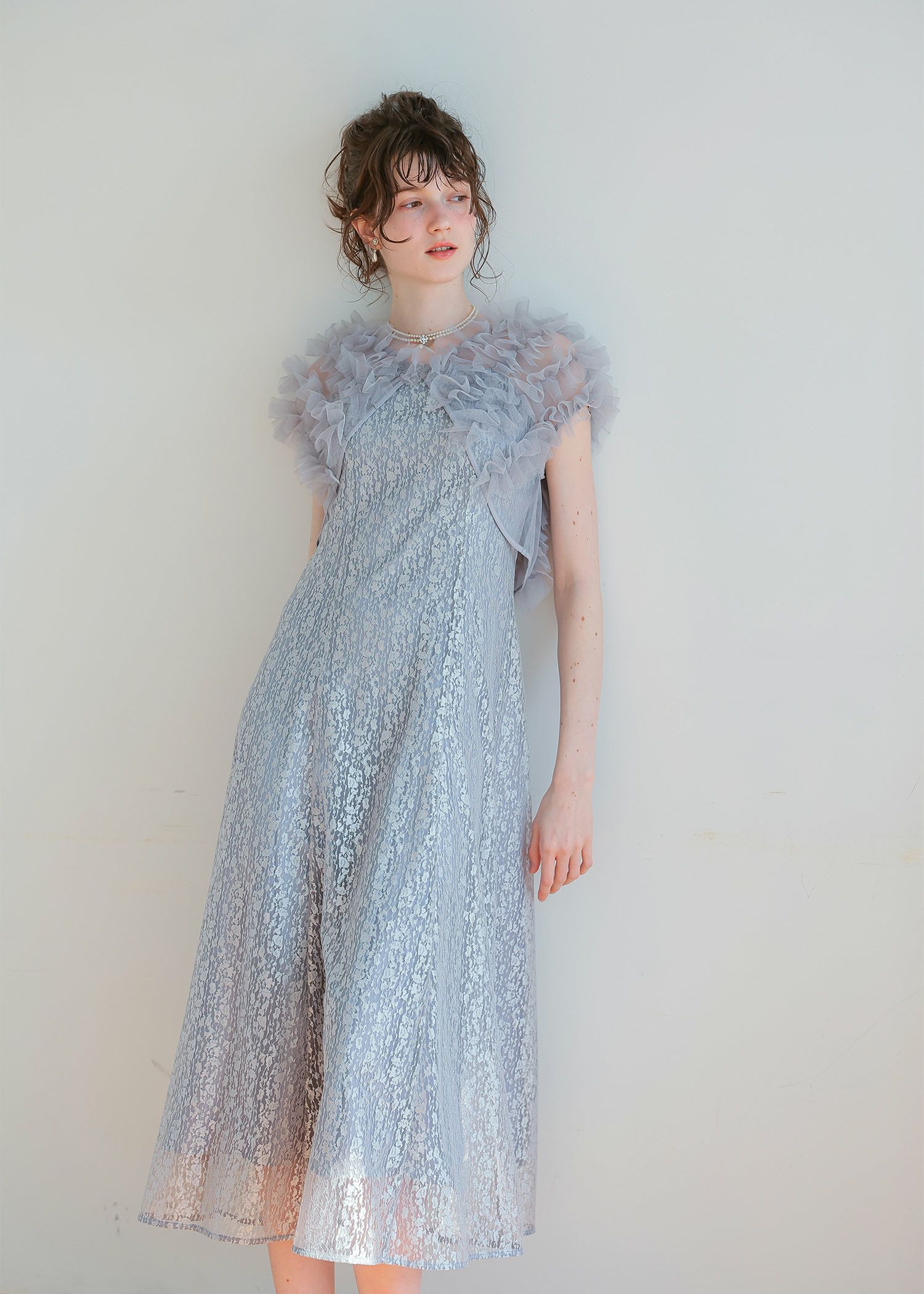 フリルボレロセットレースドレス|DorryDoll