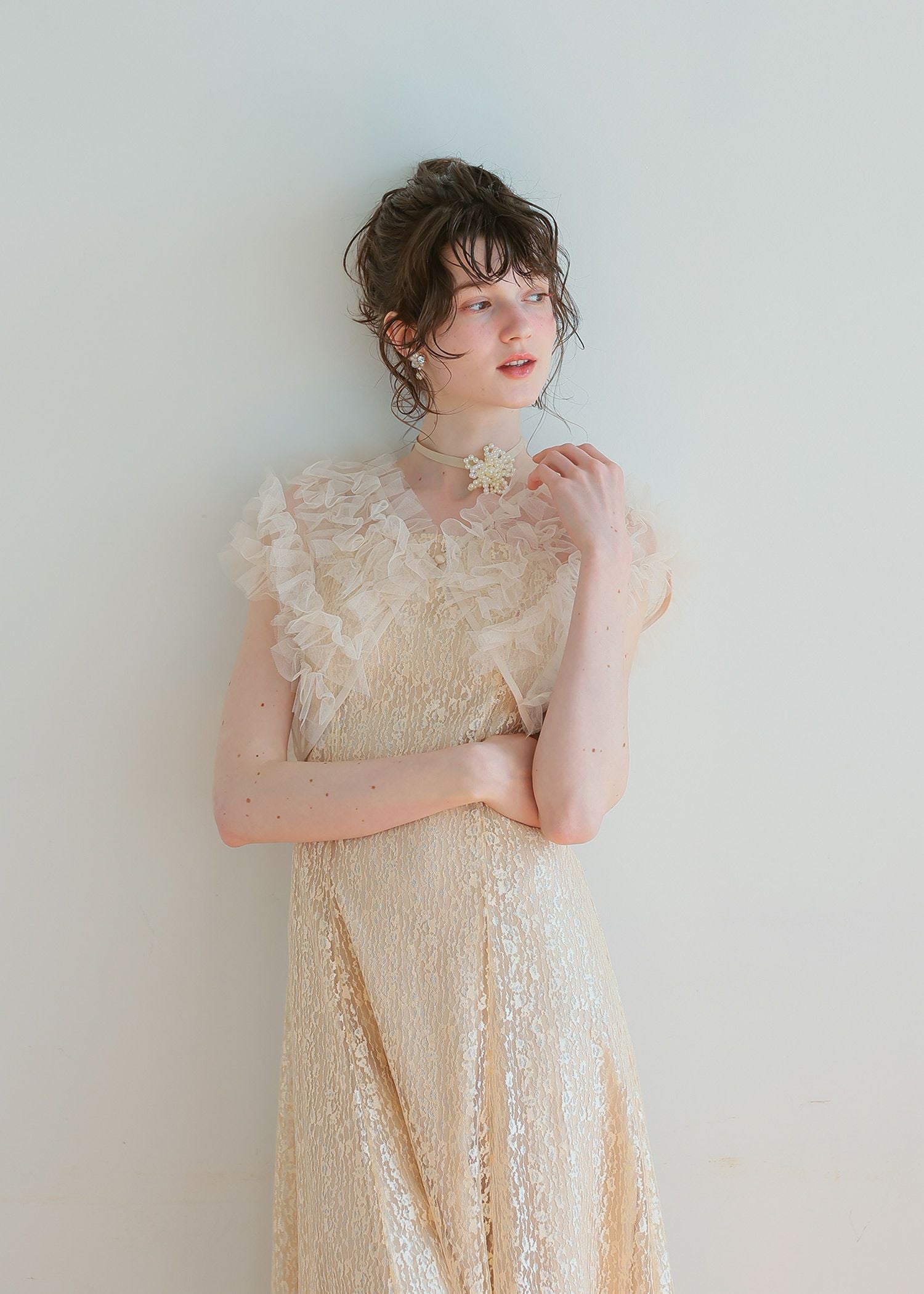 フリルボレロセットレースドレス|DorryDoll