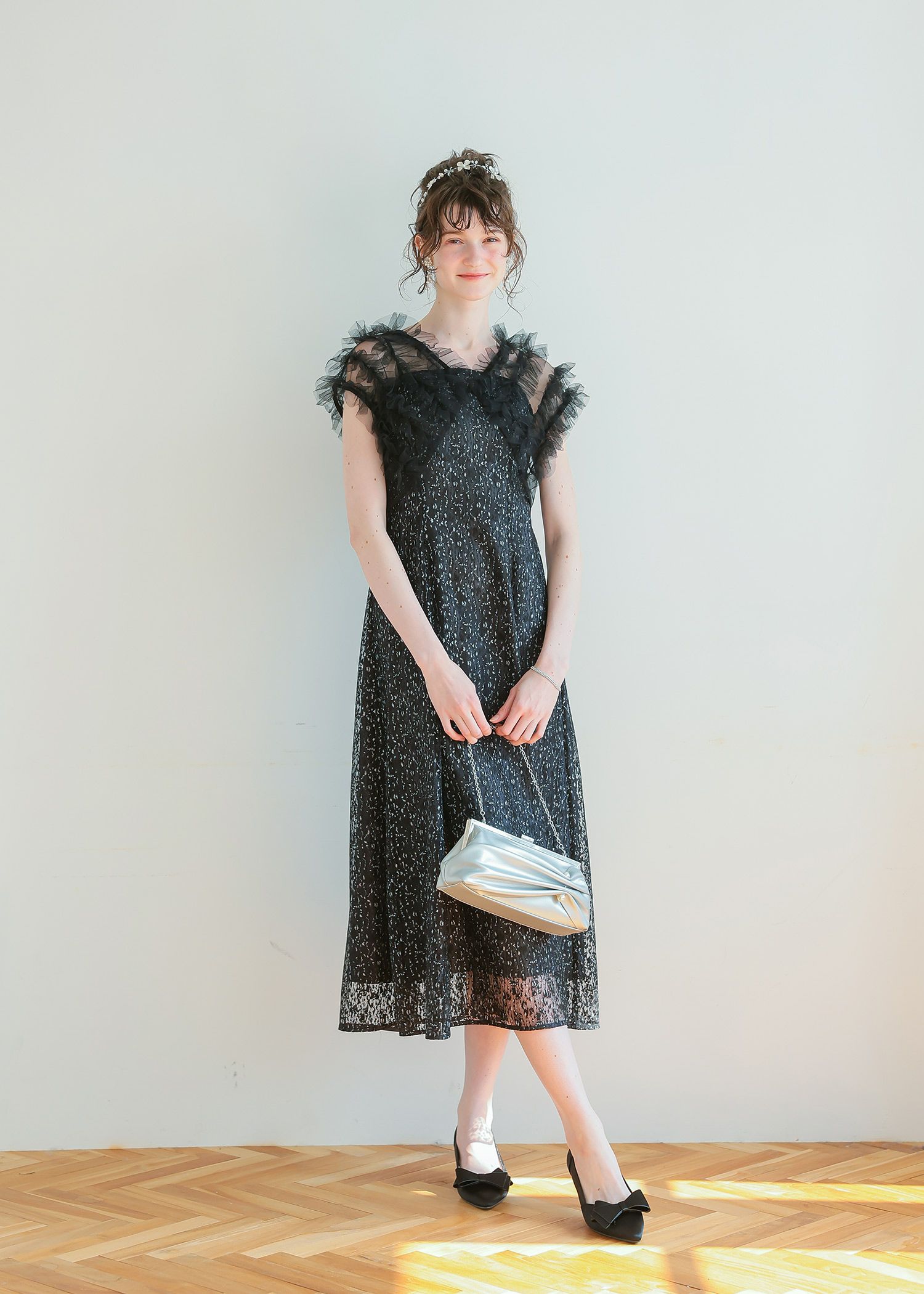 フリルボレロセットレースドレス|DorryDoll