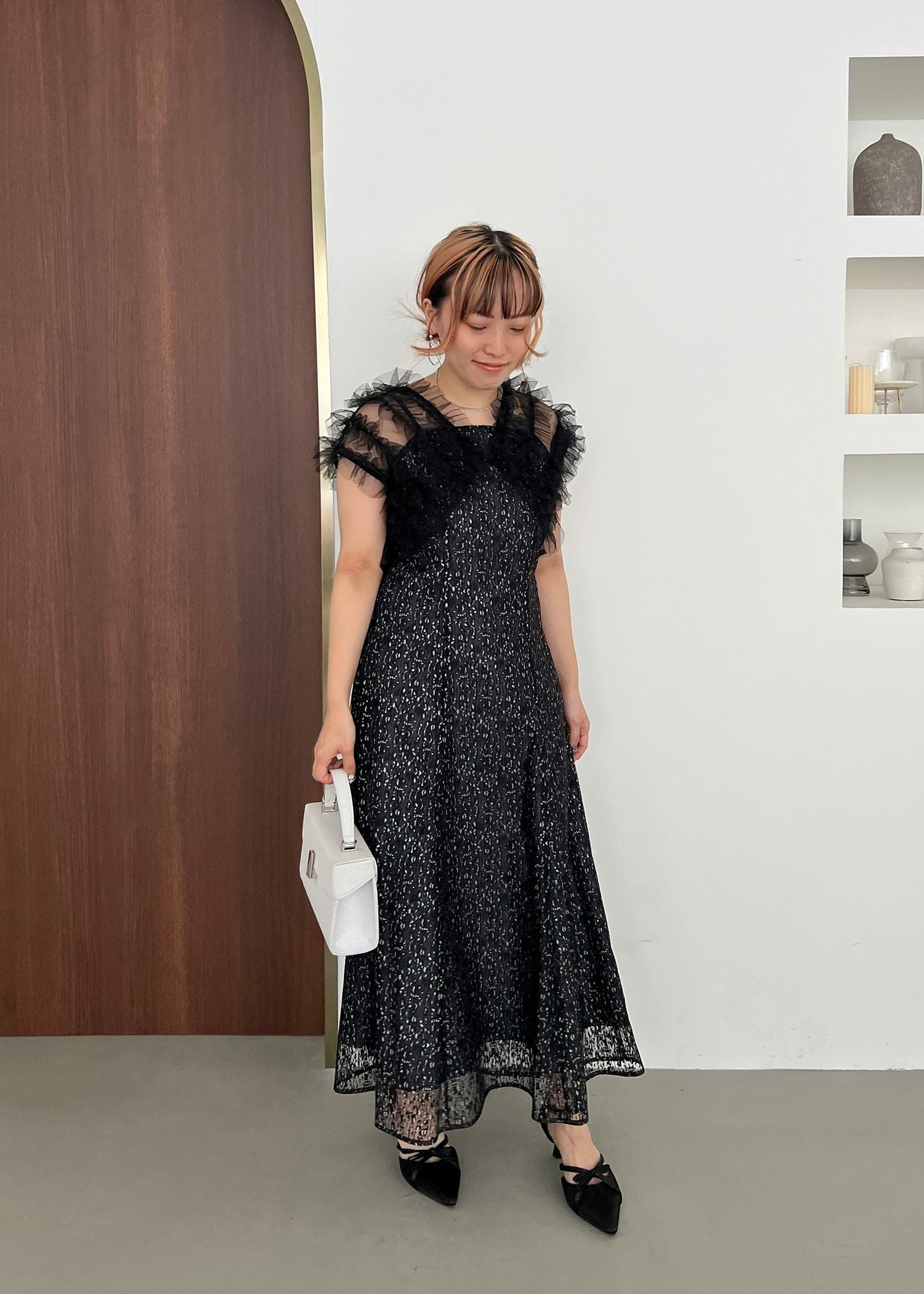 フリルボレロセットレースドレス|DorryDoll