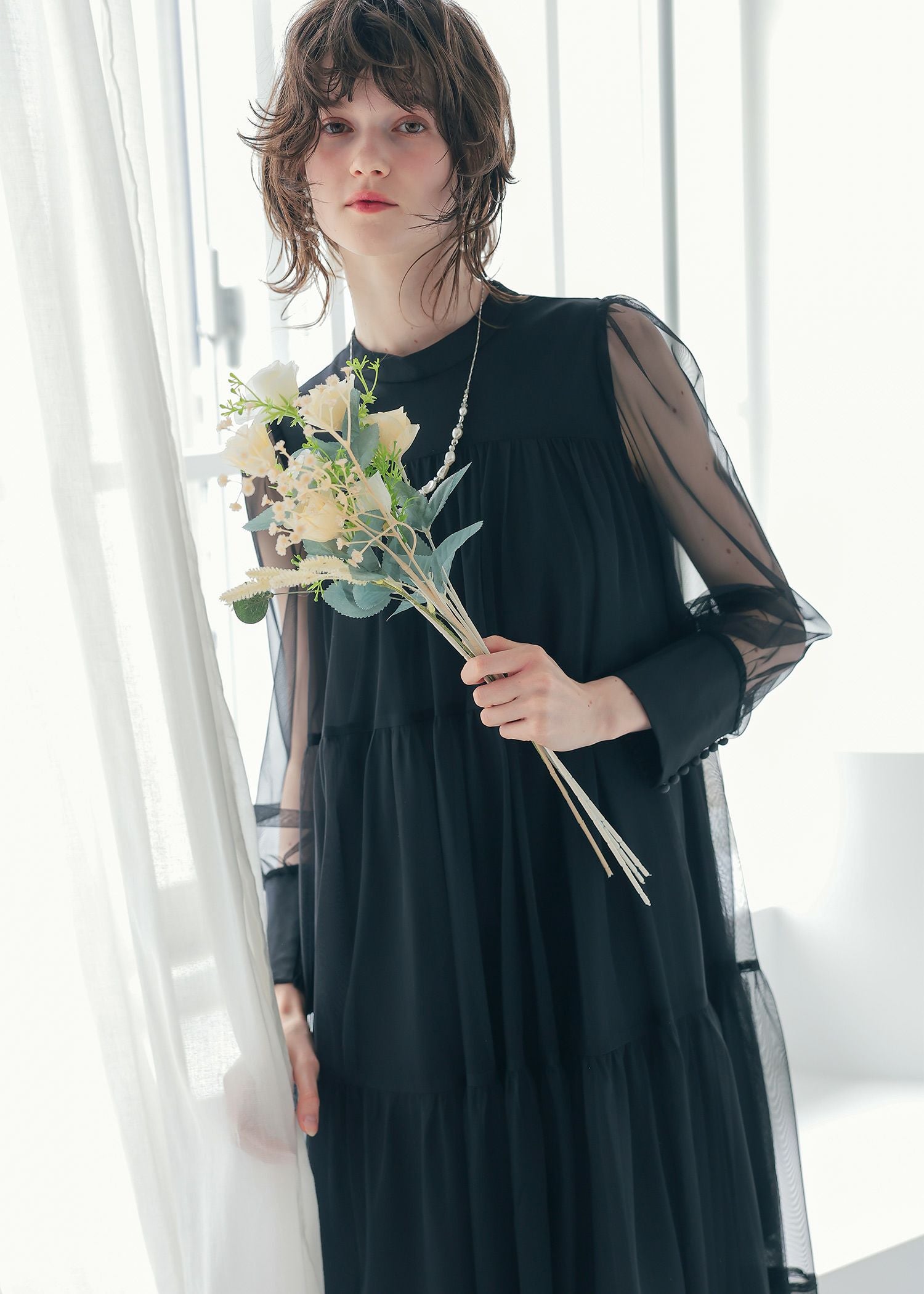 ティアードAラインドレス｜Dorry Doll