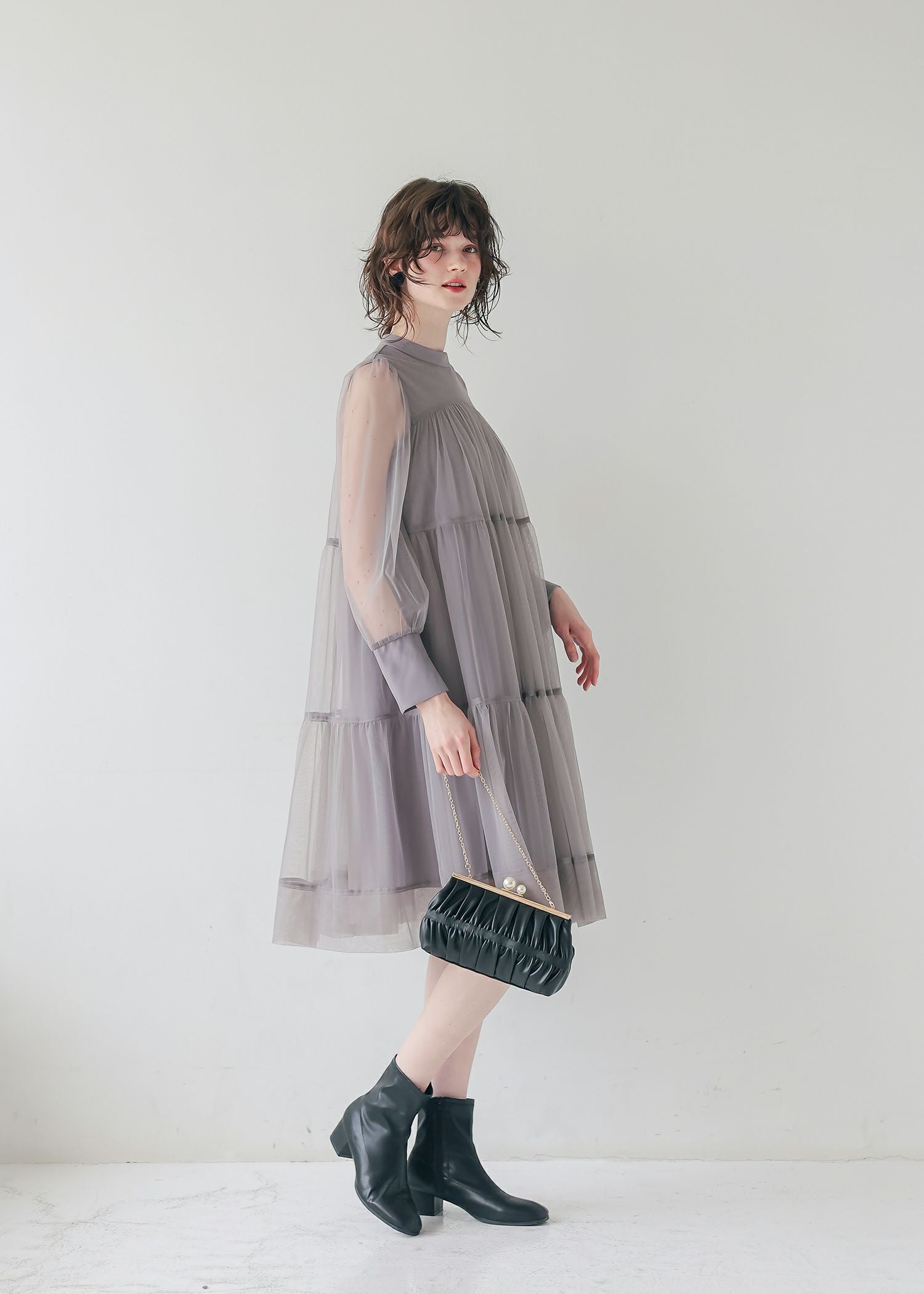 ティアードAラインドレス｜Dorry Doll