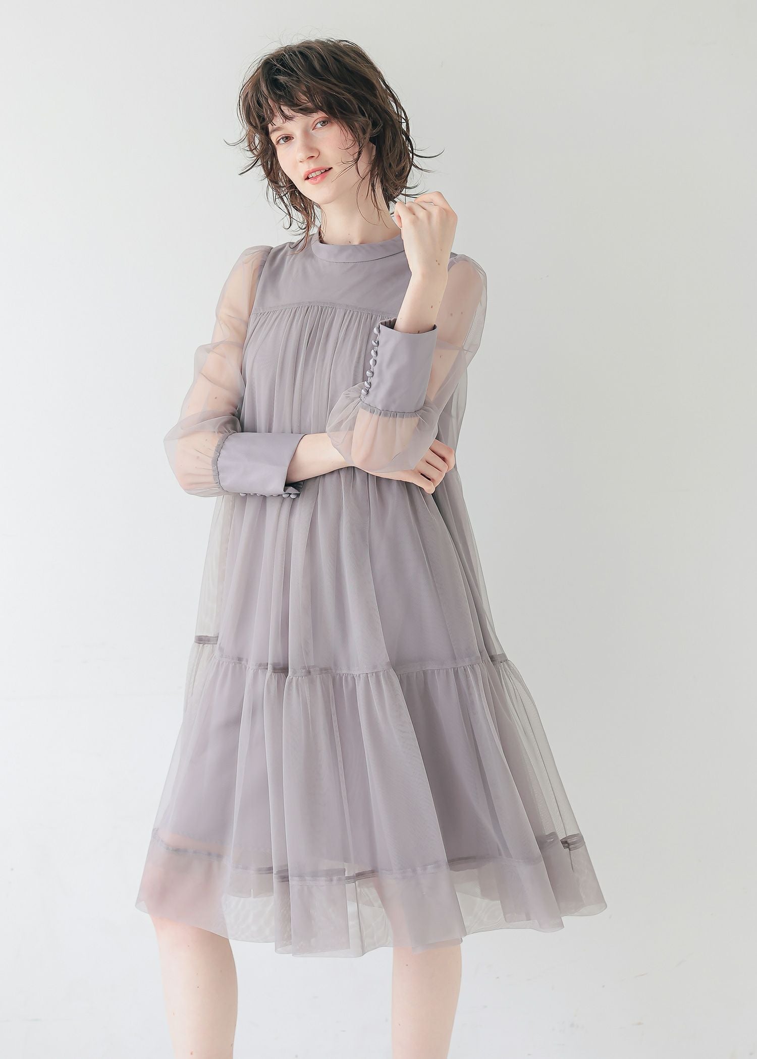 ティアードAラインドレス｜Dorry Doll