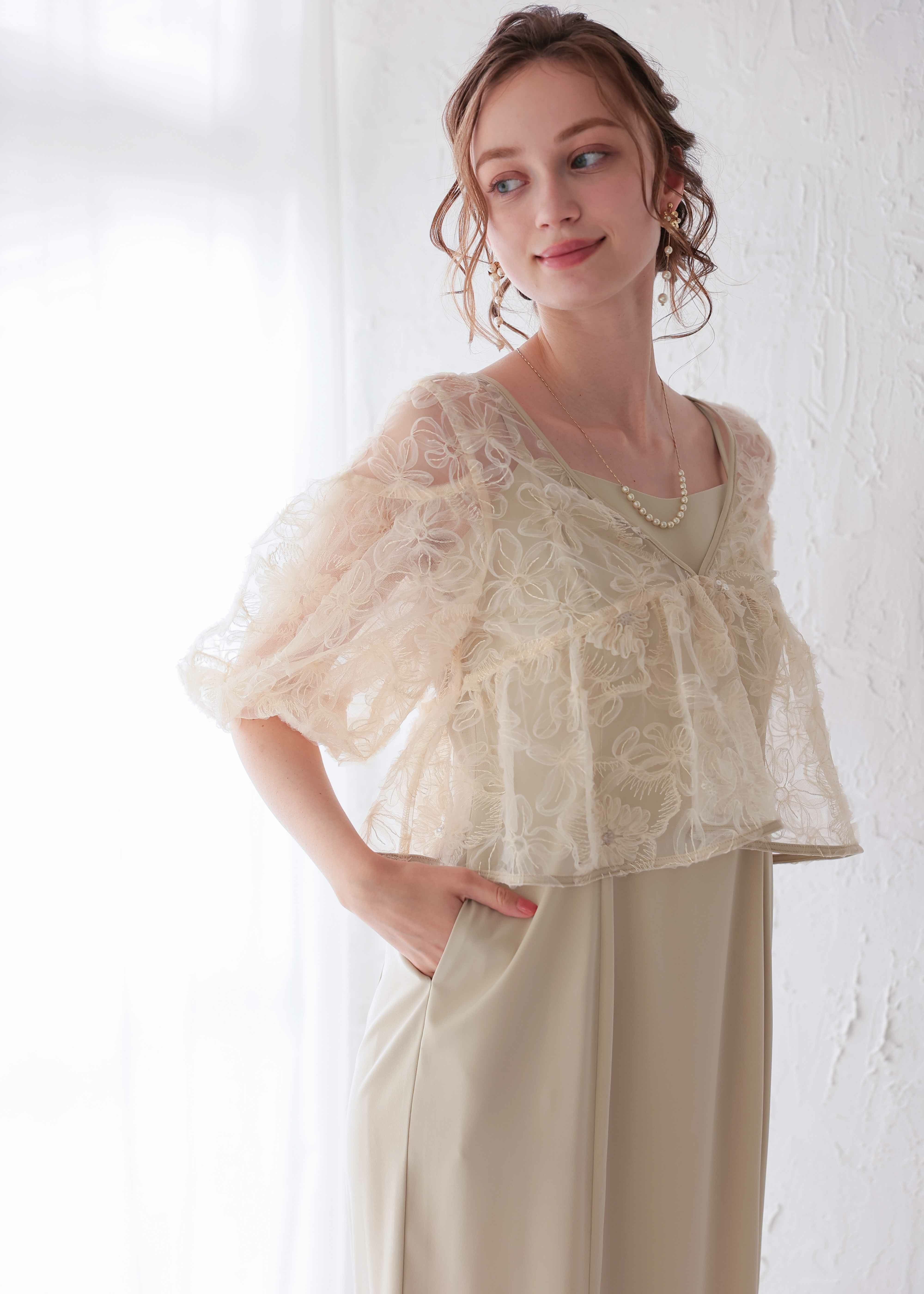 フラッフィーフラワーセットドレス｜DorryDoll