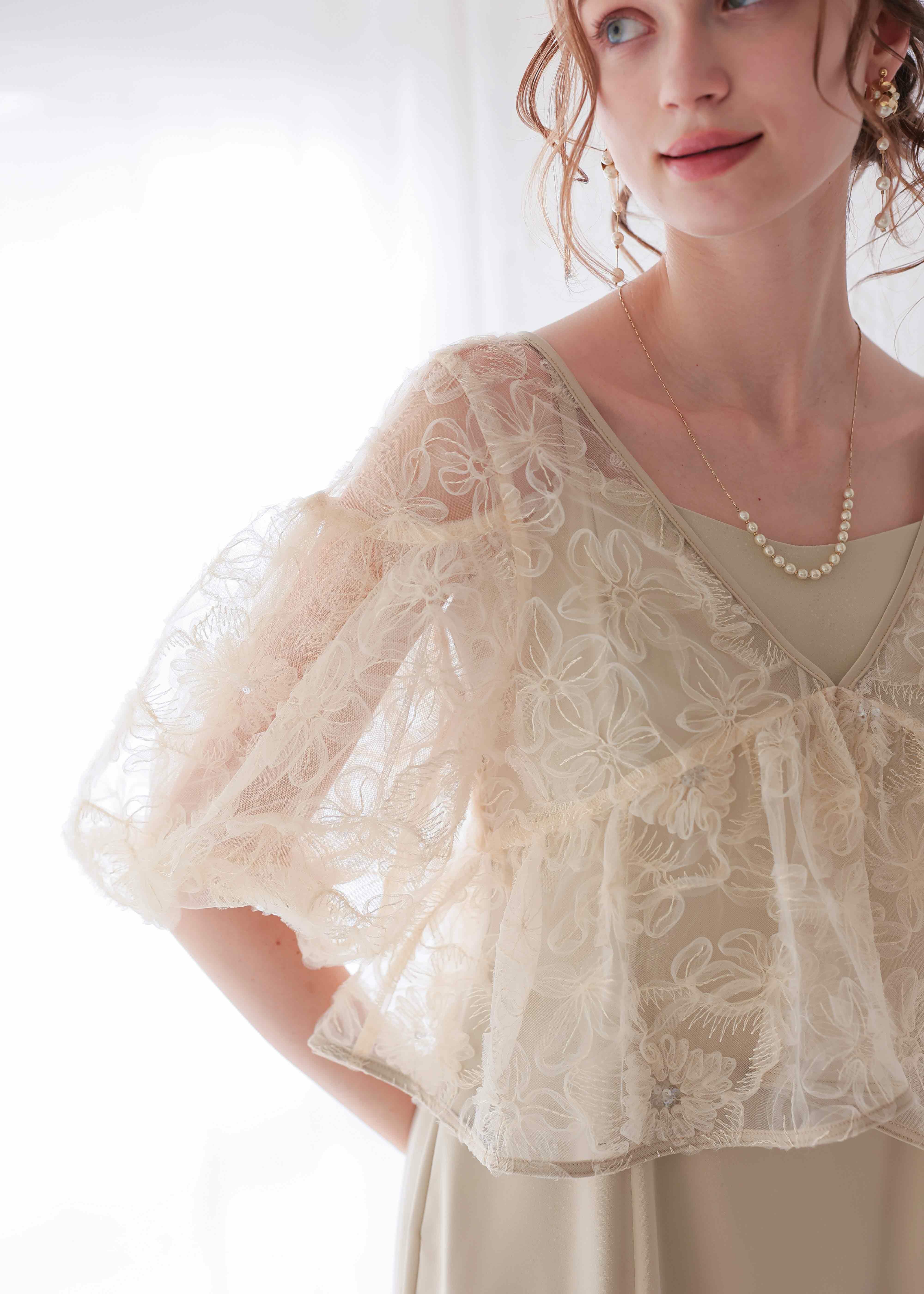 フラッフィーフラワーセットドレス｜DorryDoll