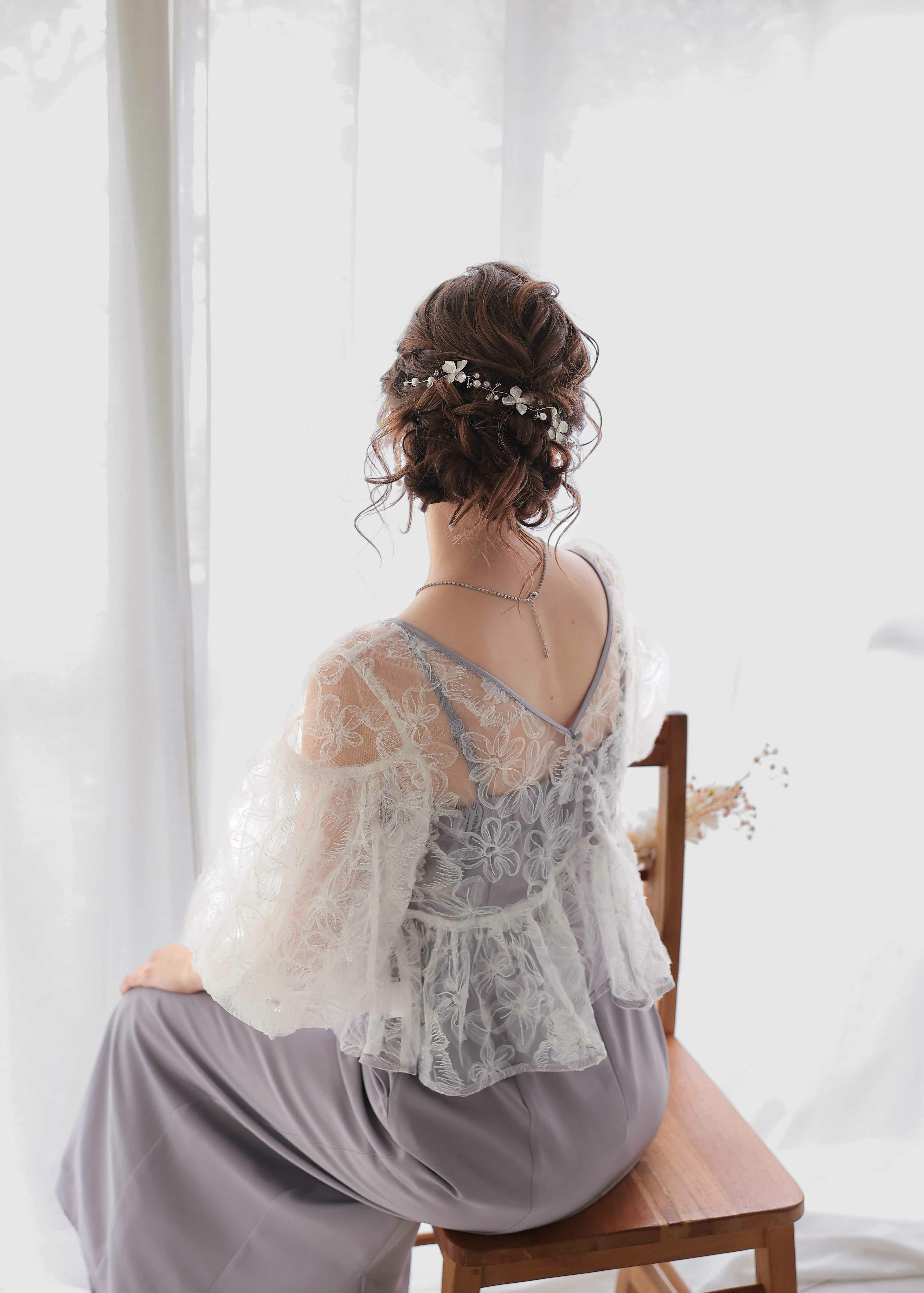 フラッフィーフラワーセットドレス｜DorryDoll