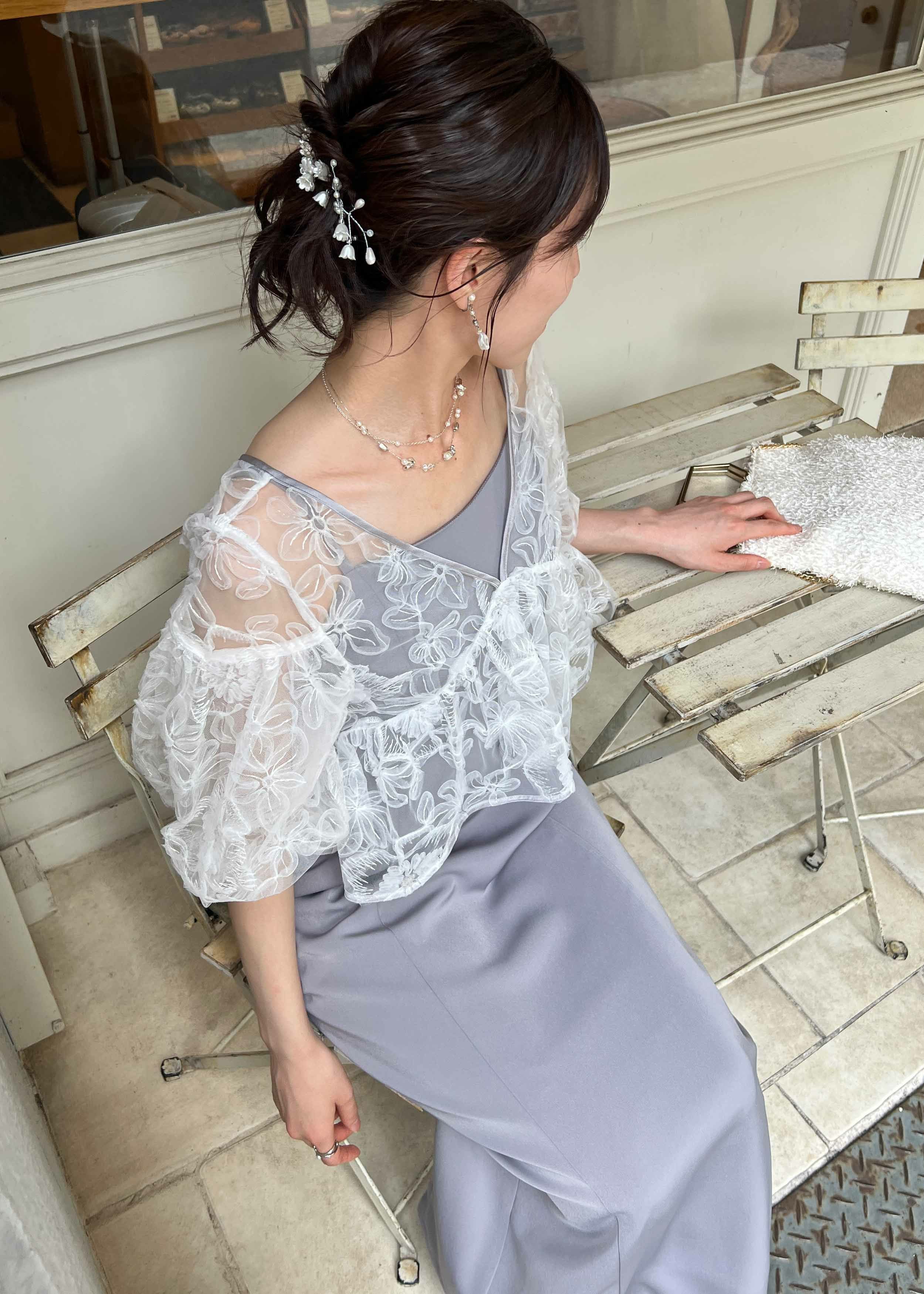 フラッフィーフラワーセットドレス｜DorryDoll