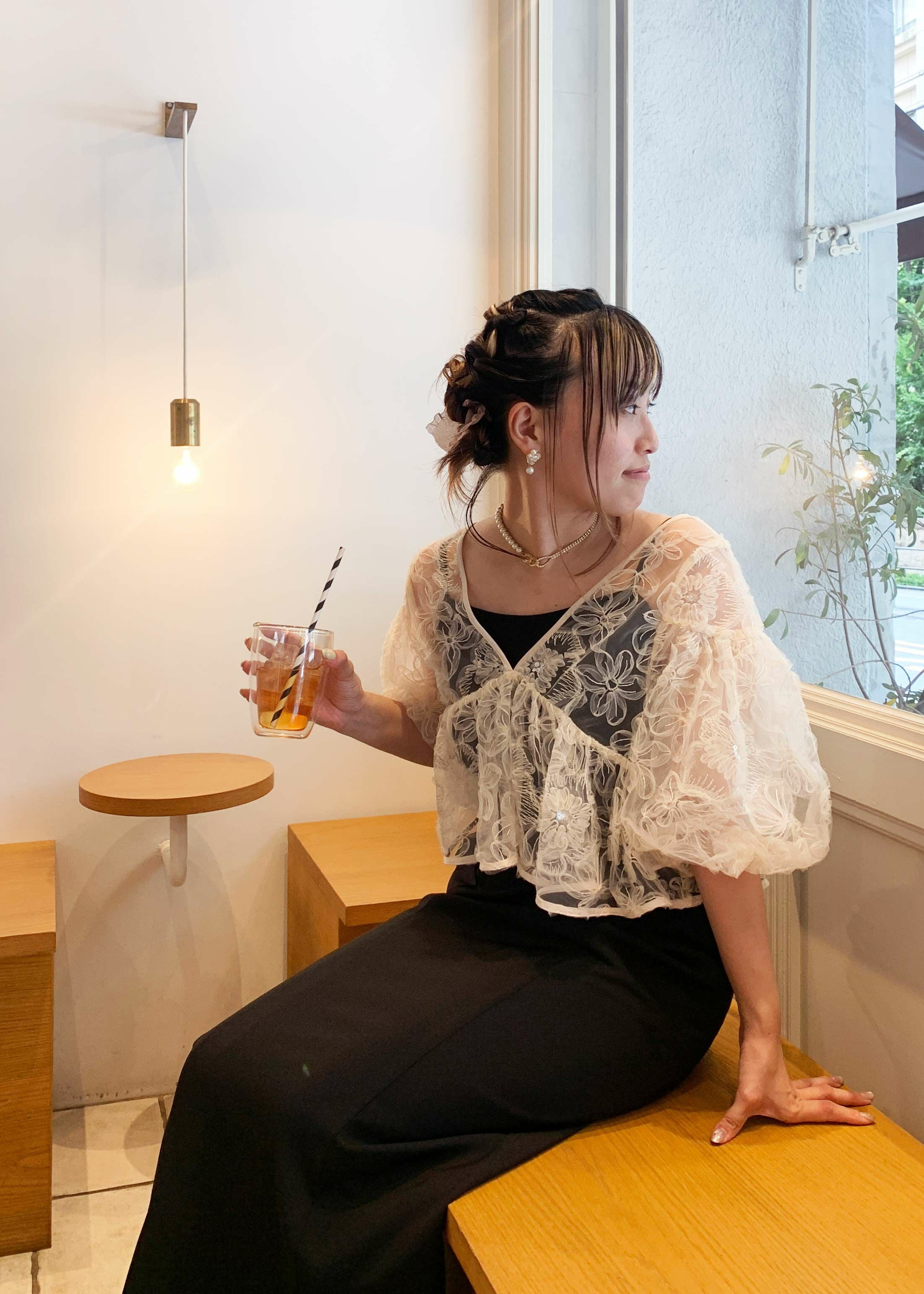 フラッフィーフラワーセットドレス｜DorryDoll