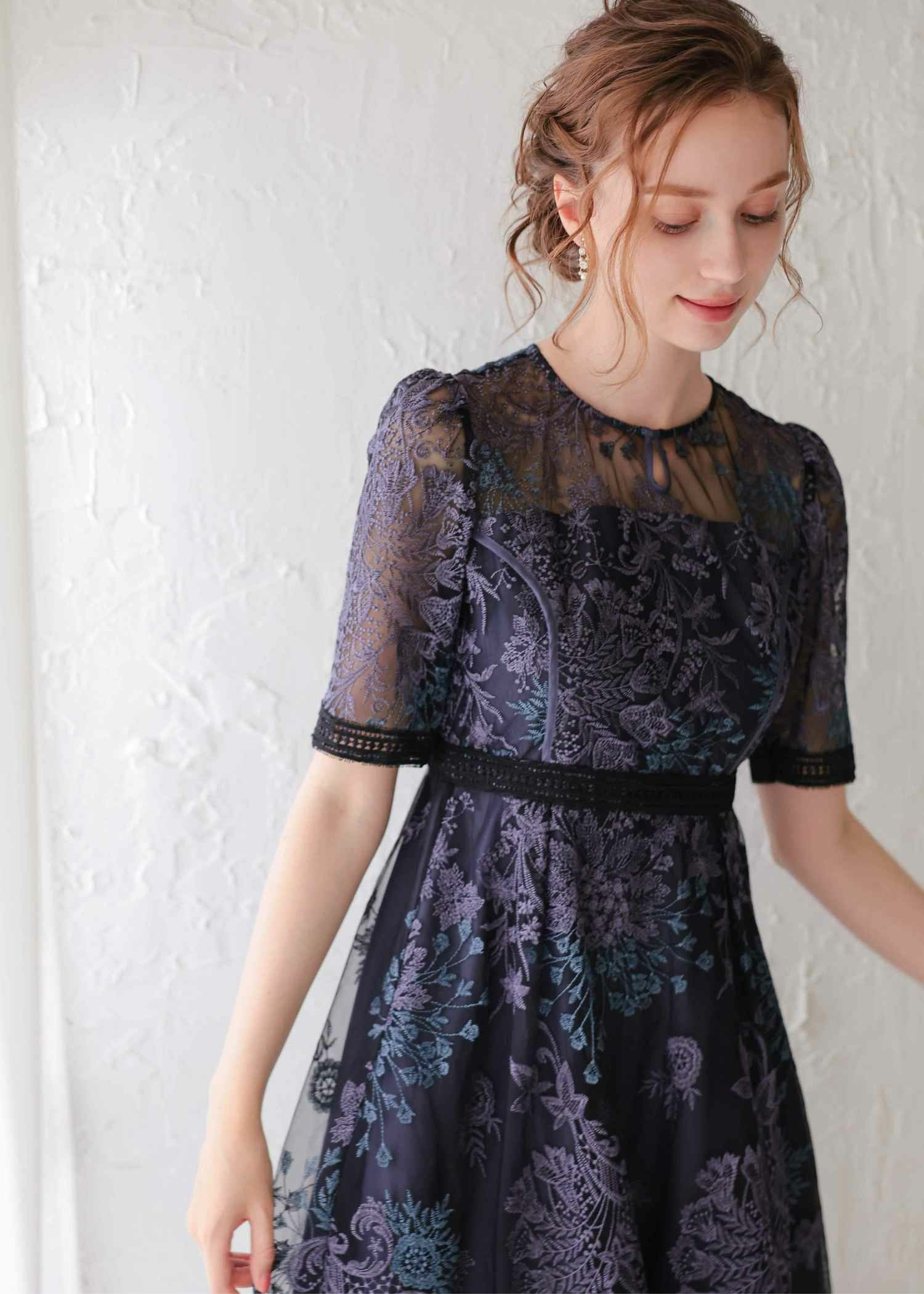 ラダーレースドレス|DorryDoll