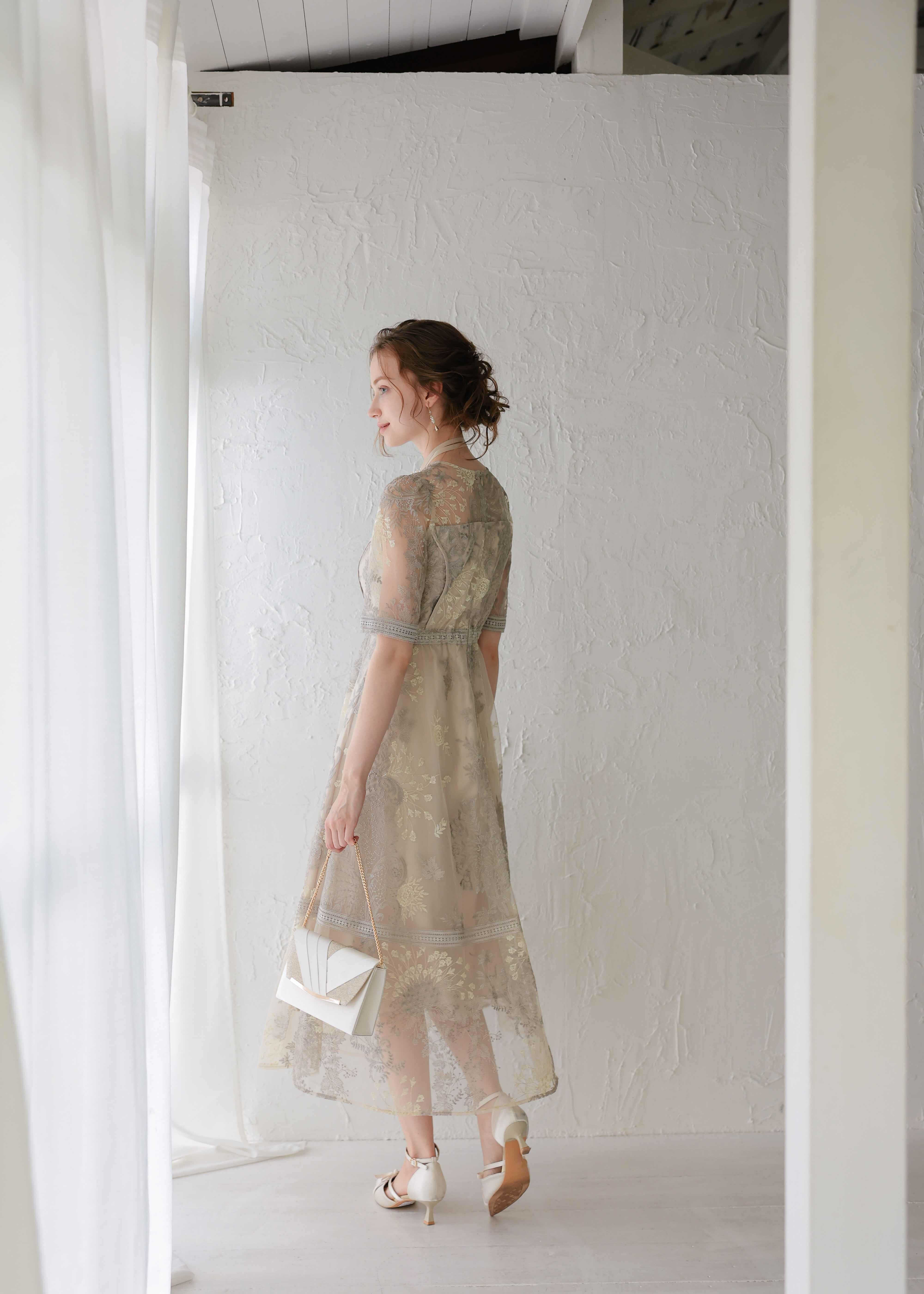 ラダーレースドレス|DorryDoll