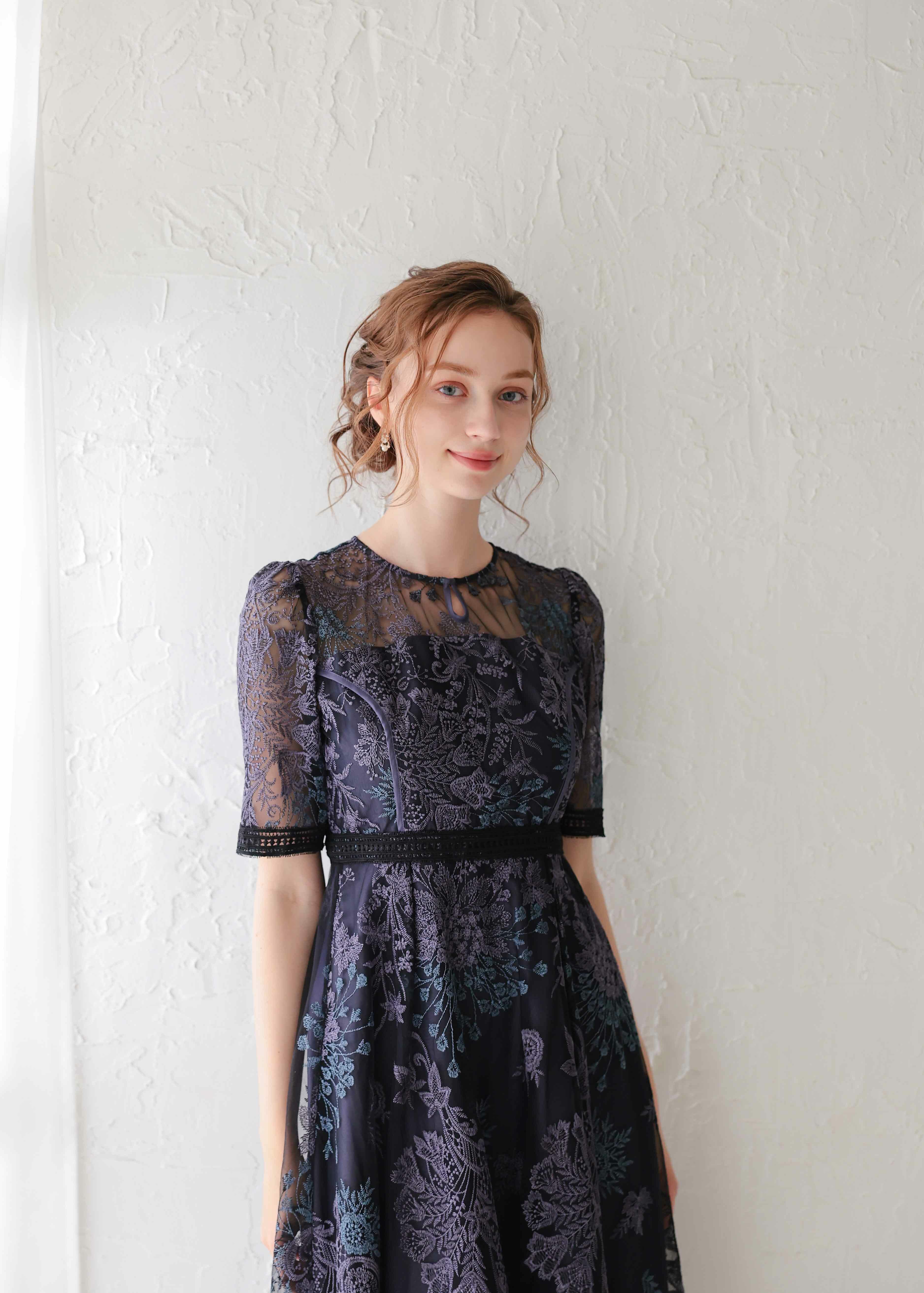 ラダーレースドレス|DorryDoll