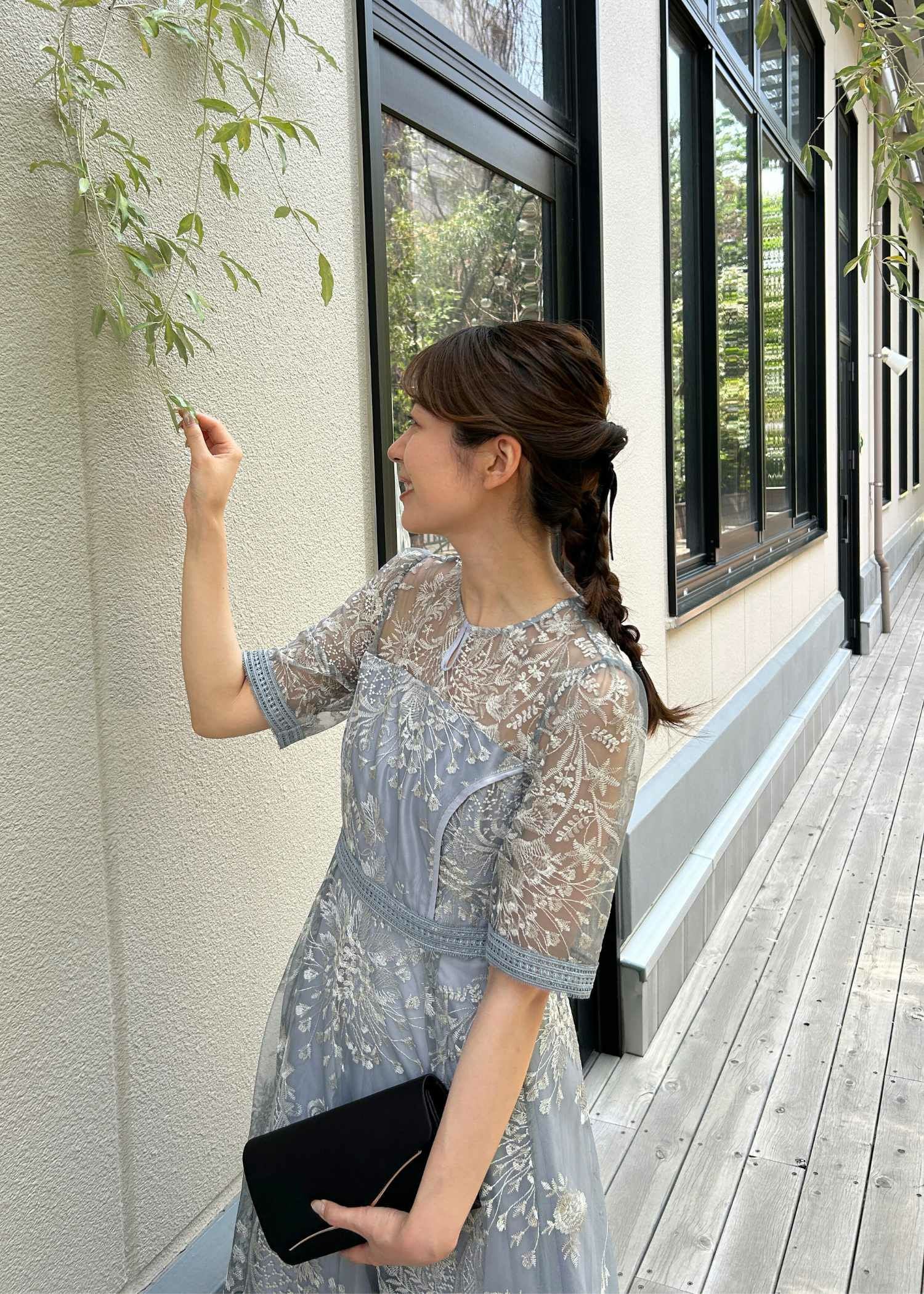 ラダーレースドレス|DorryDoll