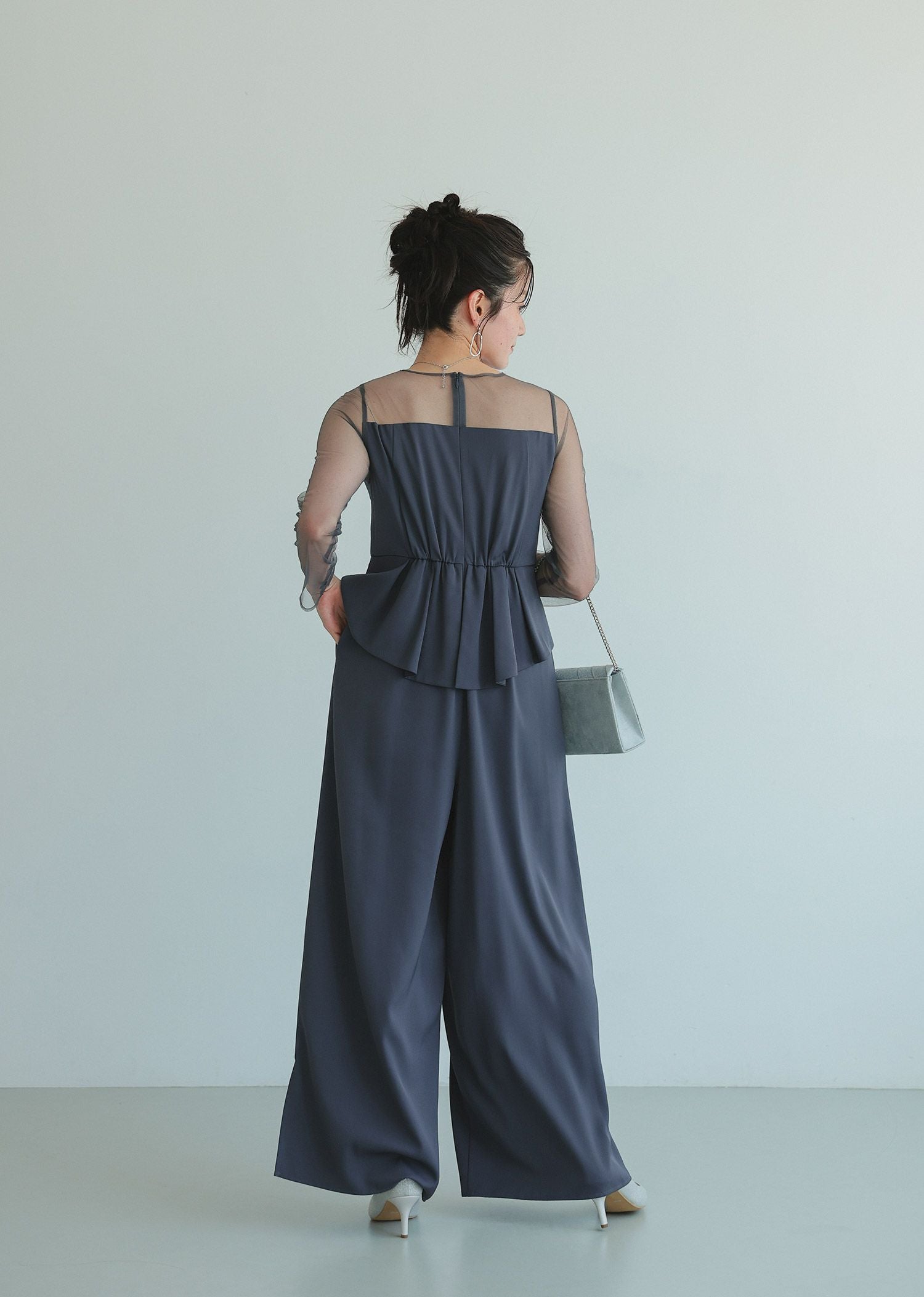 ラップドペプラムパンツドレス|DorryDoll