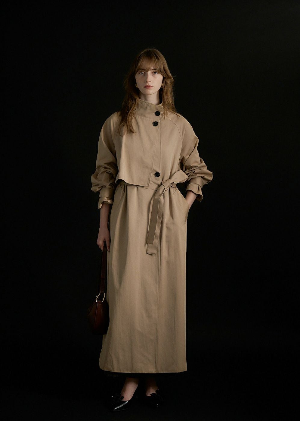 Over lap trench coatのドレス|Dorry Doll / LE'RURE