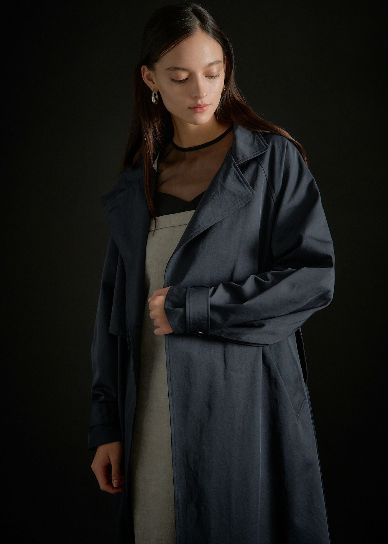 Over lap trench coatのドレス|Dorry Doll / LE'RURE
