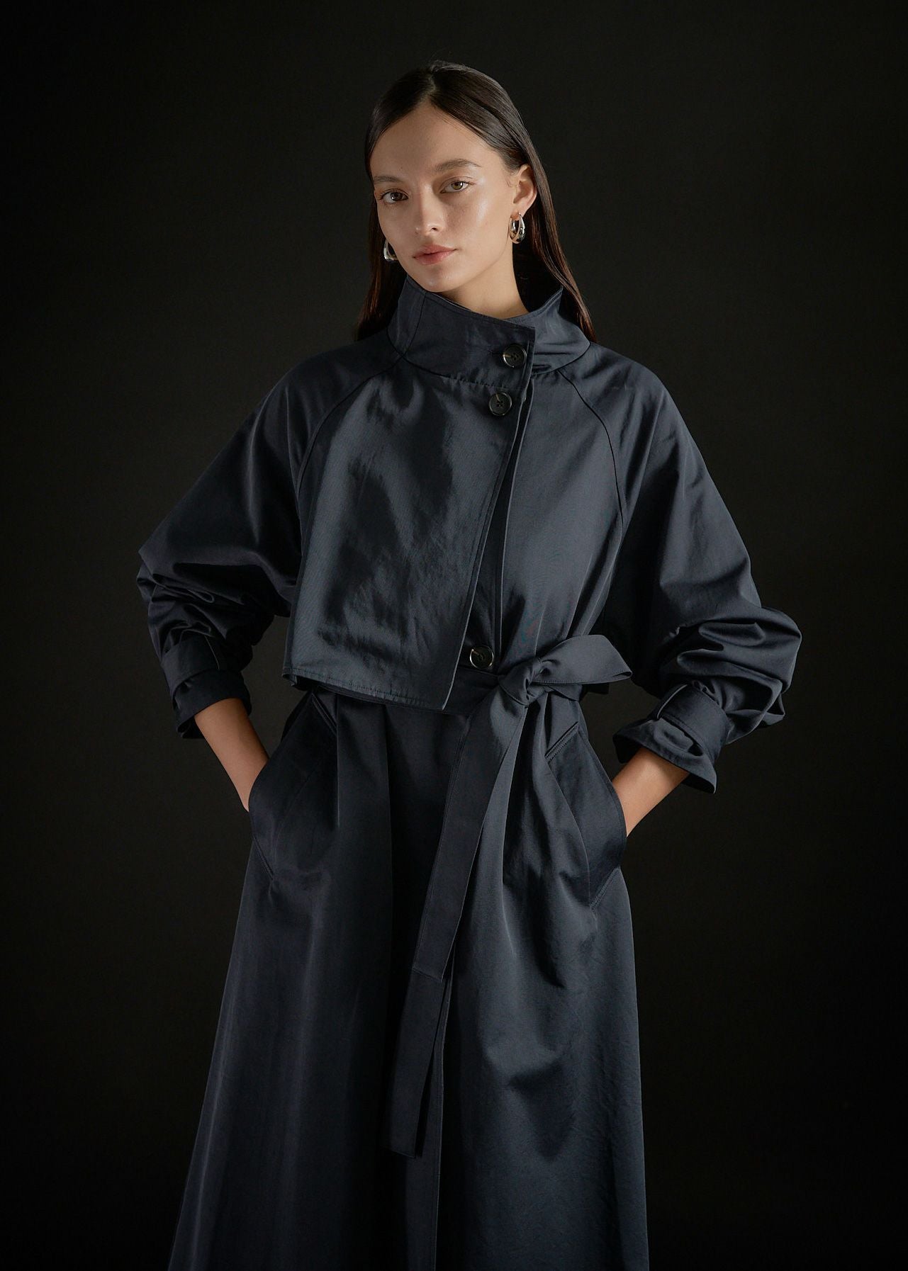 Over lap trench coatのドレス|Dorry Doll / LE'RURE