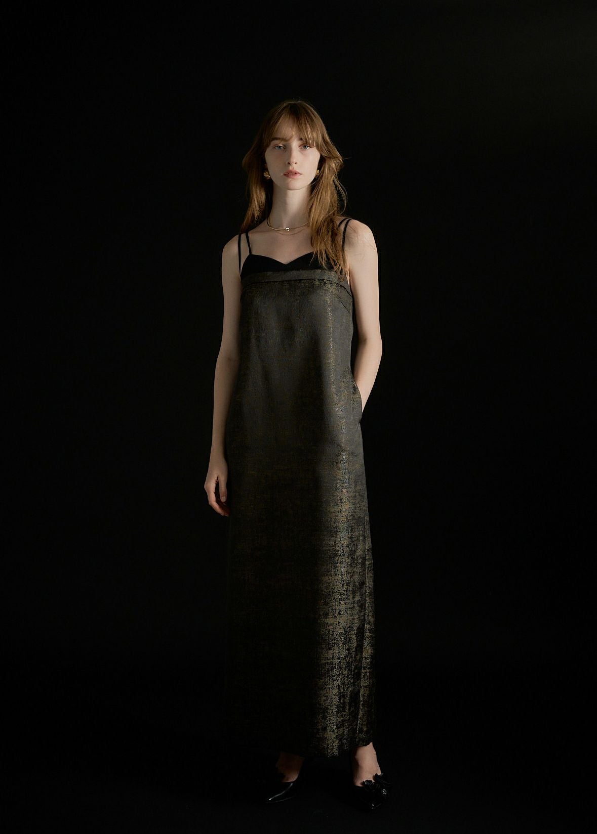 Layered look jacquard dressのドレス|Dorry Doll / LE'RURE