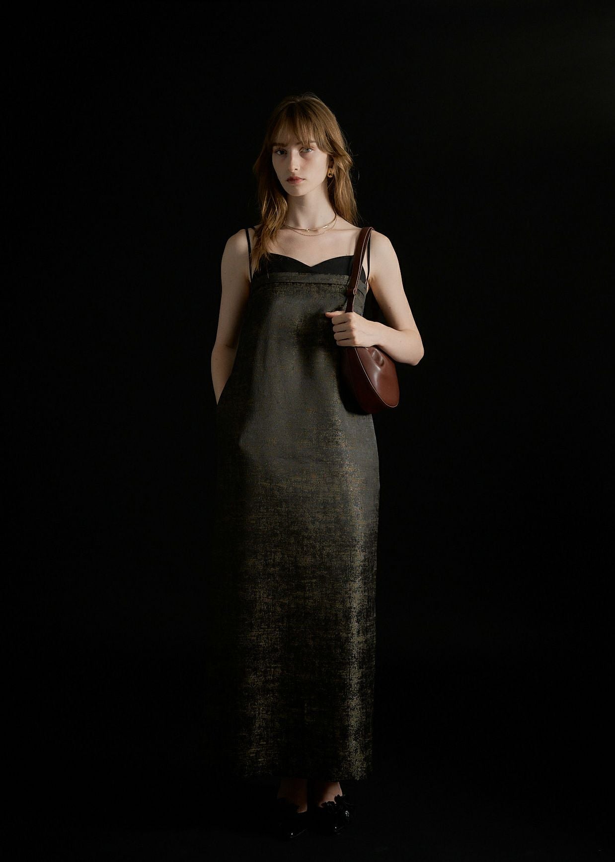 Layered look jacquard dressのドレス|Dorry Doll / LE'RURE