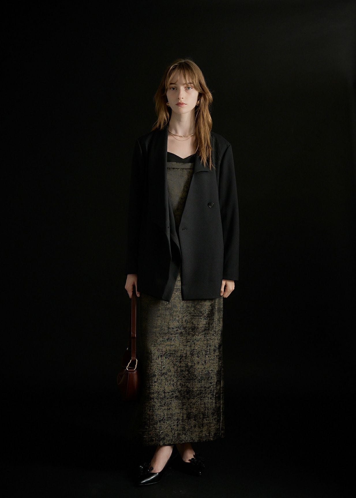 Layered look jacquard dressのドレス|Dorry Doll / LE'RURE