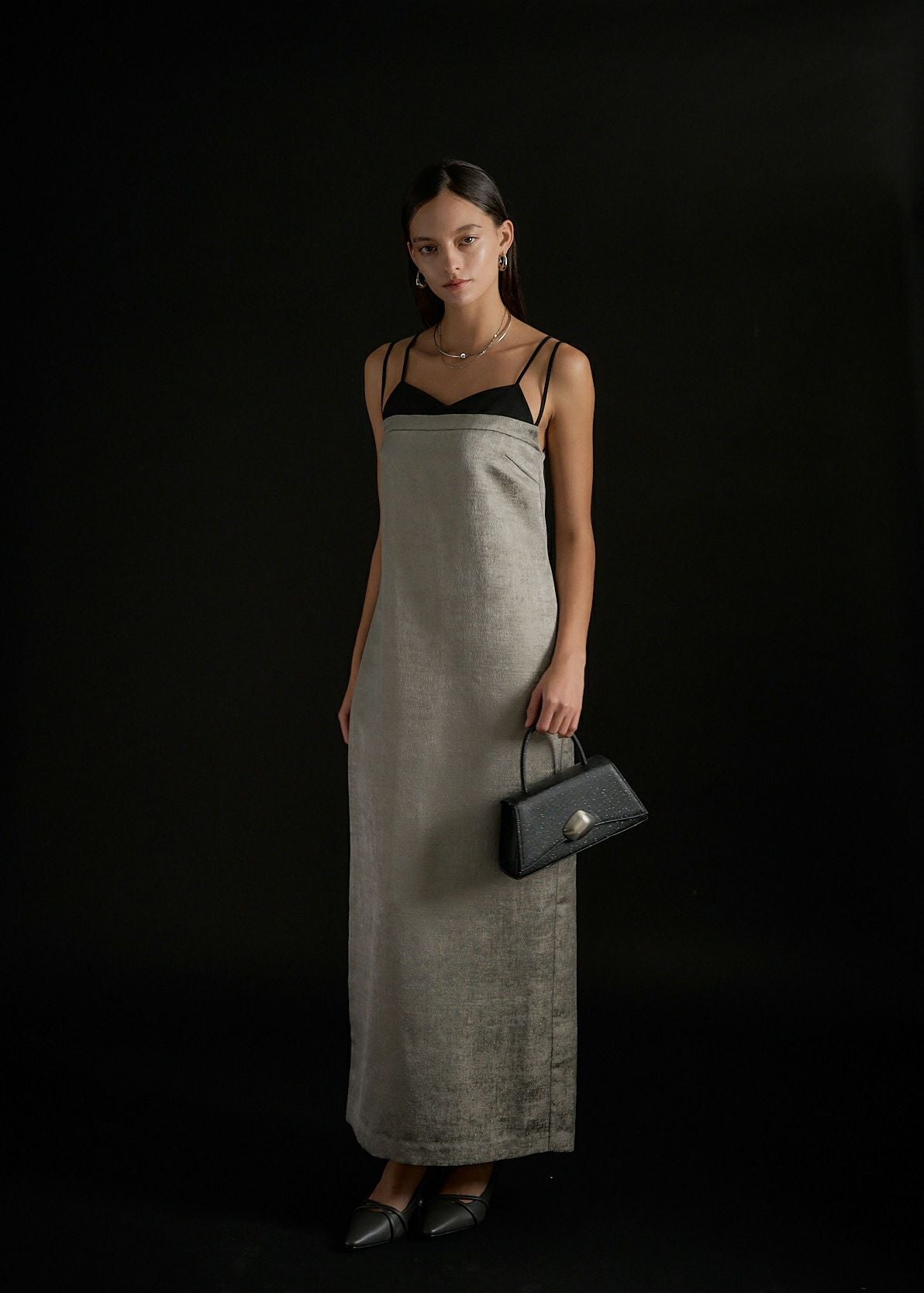 Layered look jacquard dressのドレス|Dorry Doll / LE'RURE