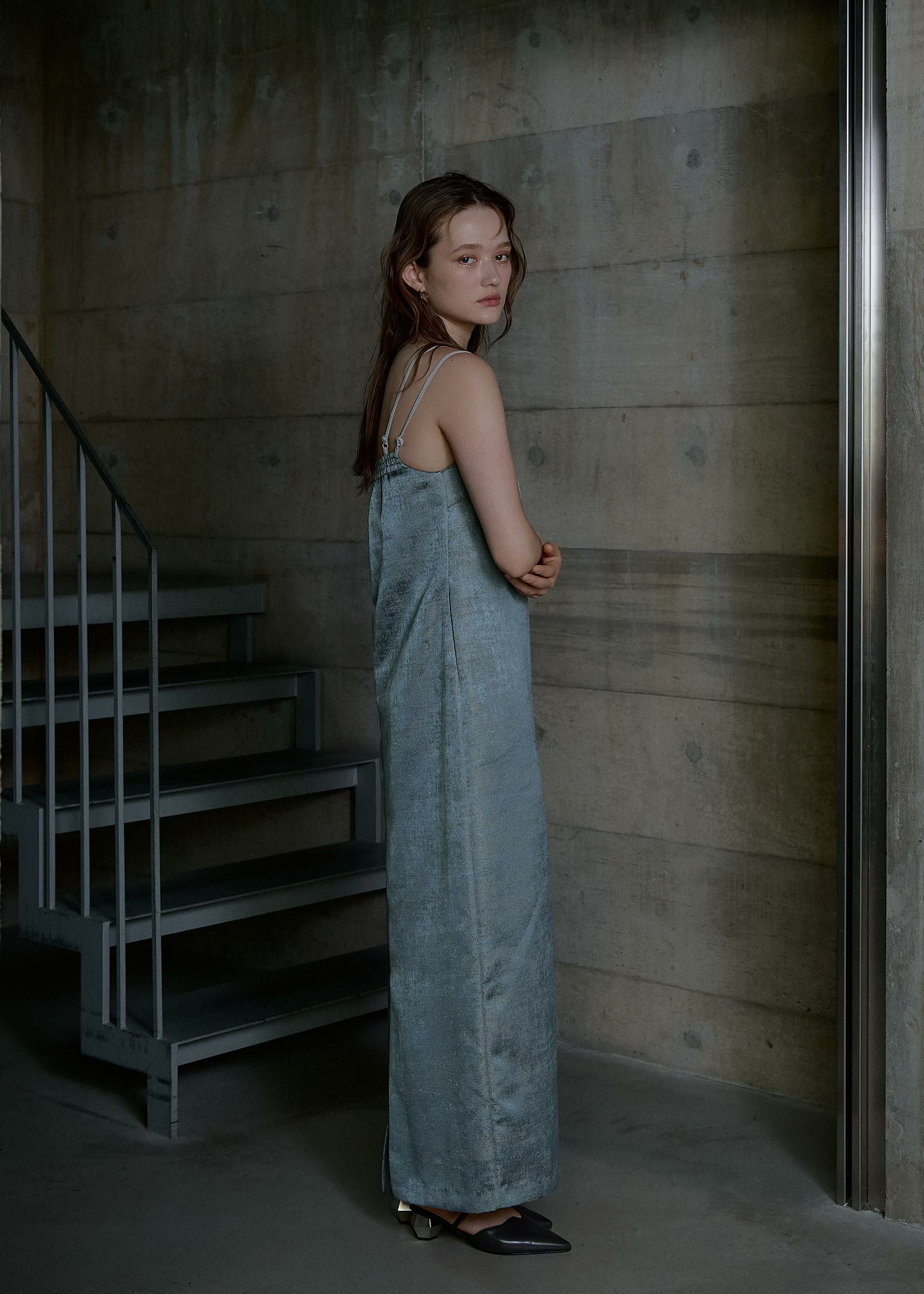 Layered look jacquard dressのドレス|Dorry Doll / LE'RURE