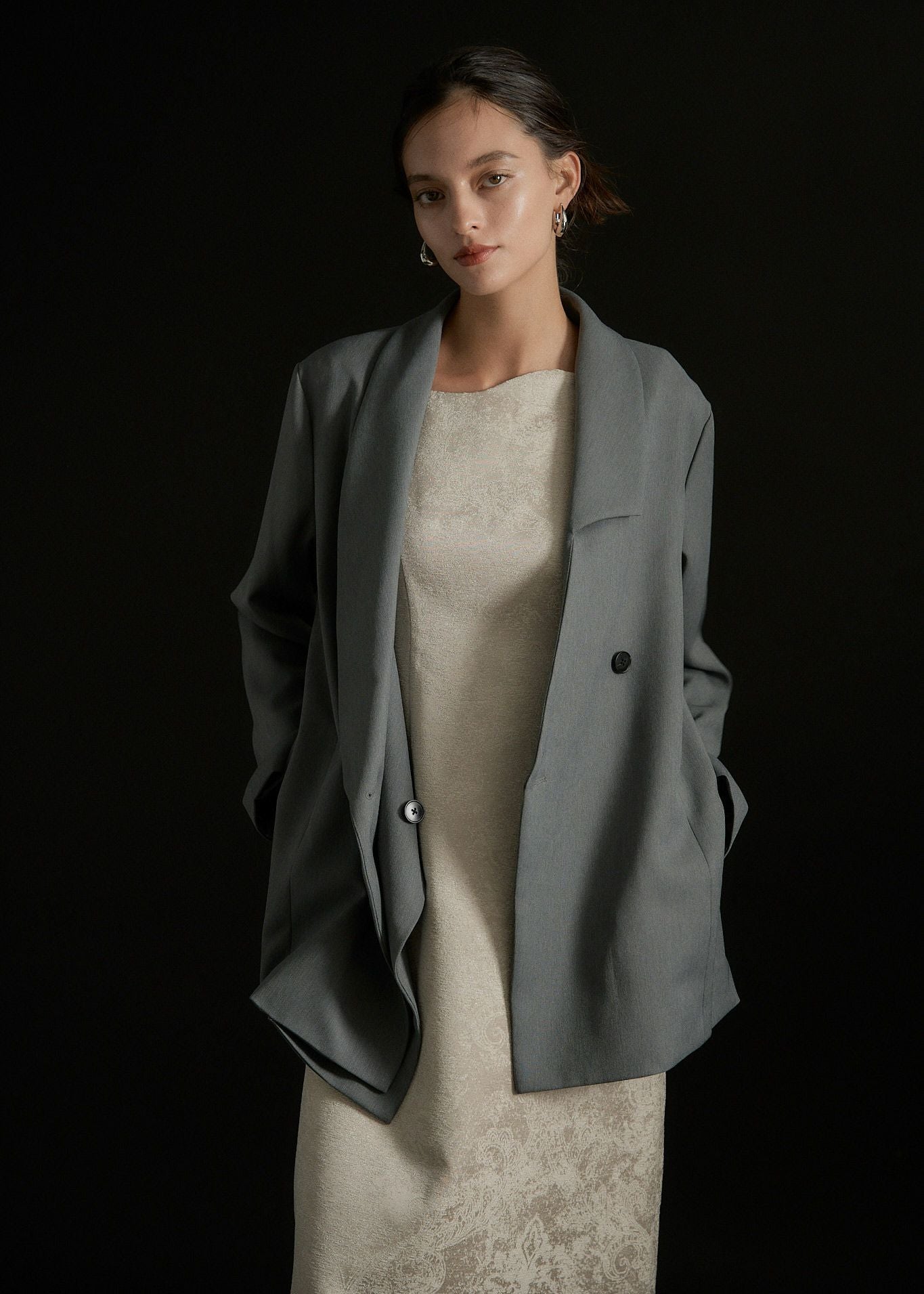 Shoulder ribbon jacquard dressのドレス|Dorry Doll / LE'RURE