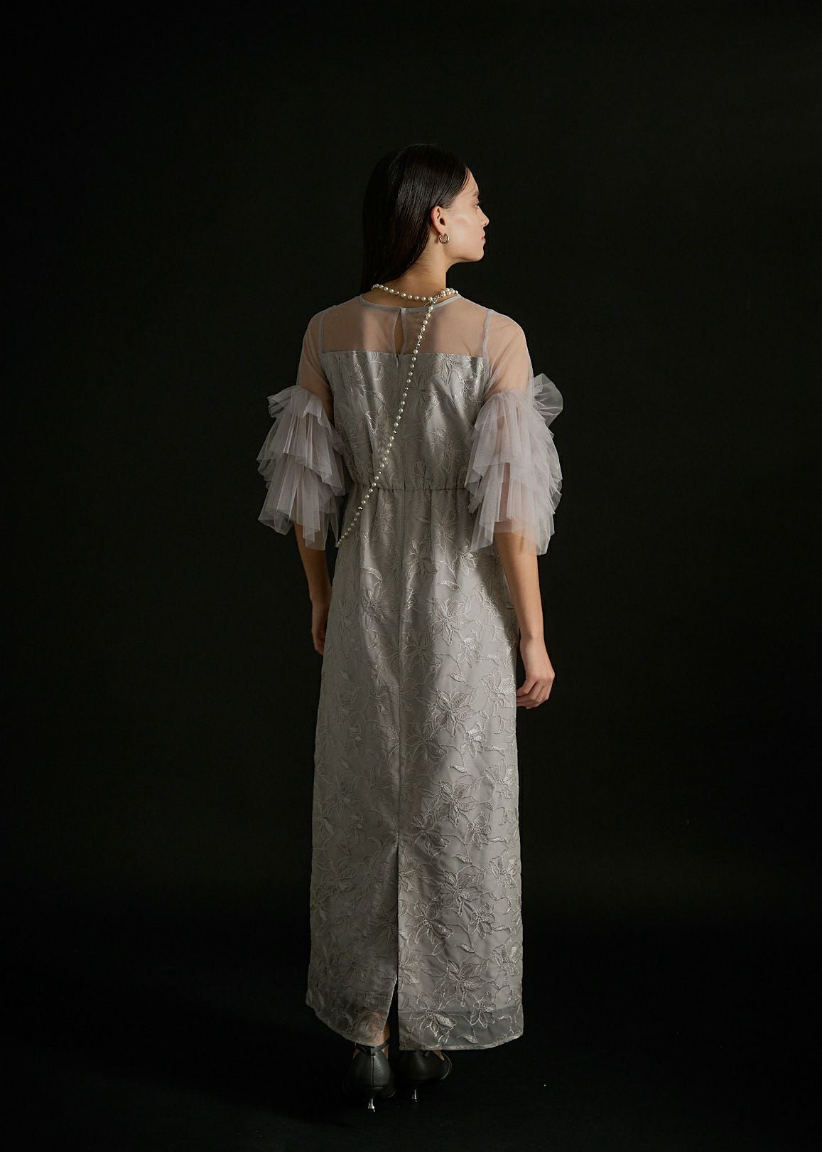 Pearl motif embroidery dressのドレス|Dorry Doll / LE'RURE Pearl motif embroidery dressのドレス|Dorry Doll / LE'RURE
