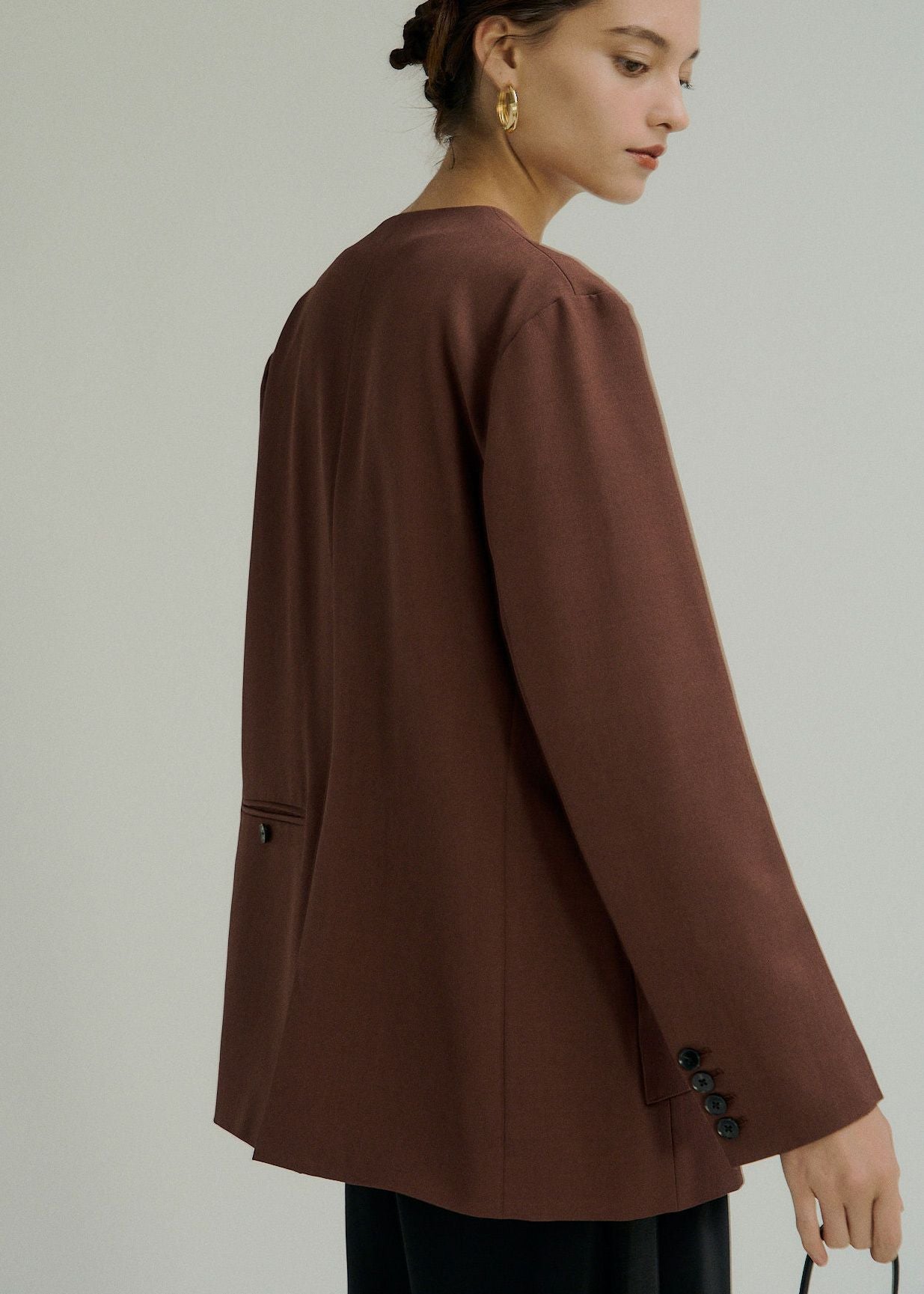 Wide pocket nocollar jacketのドレス|Dorry Doll / LE'RURE