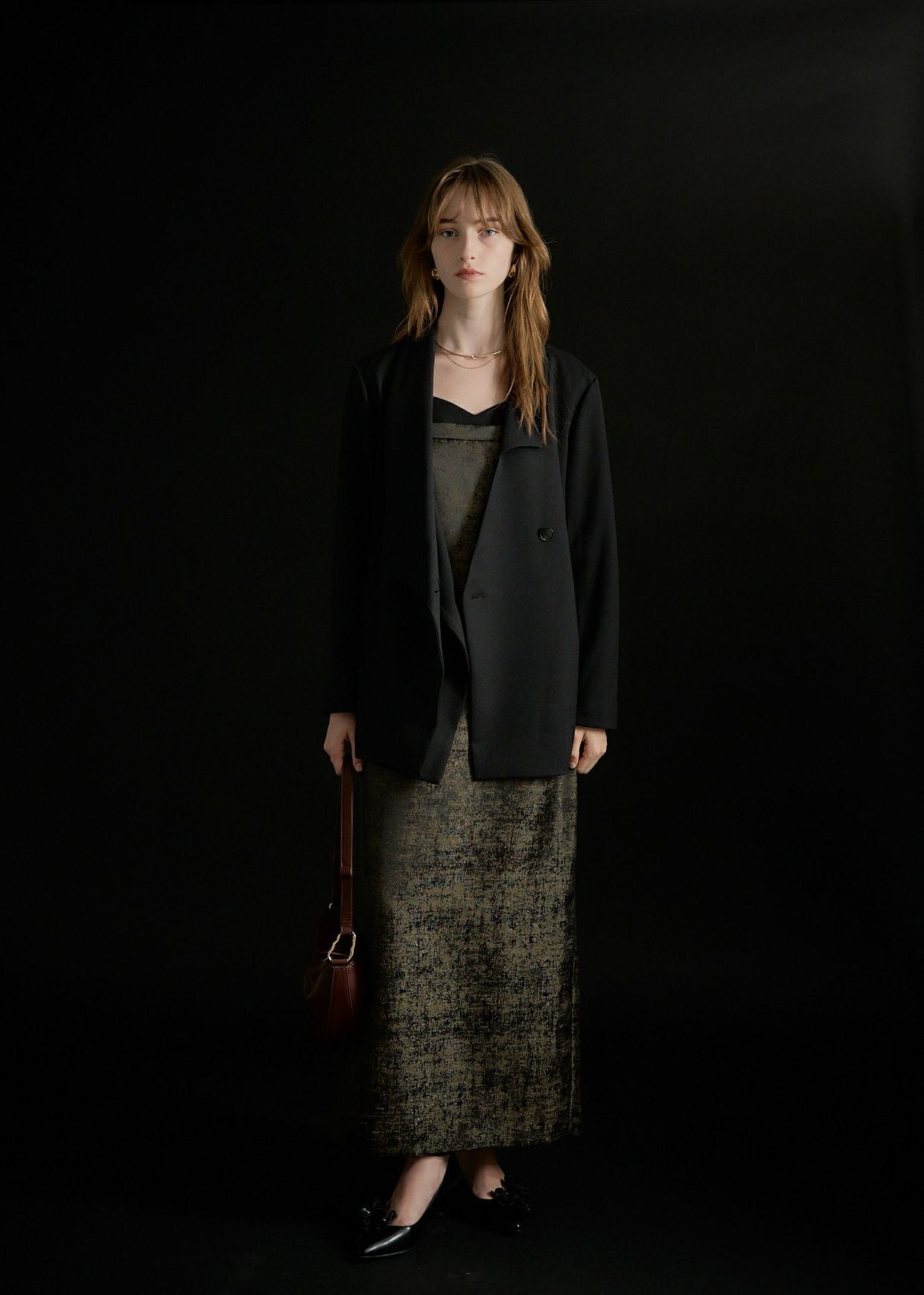 Irregular collar design jacketのドレス|Dorry Doll / LE'RURE