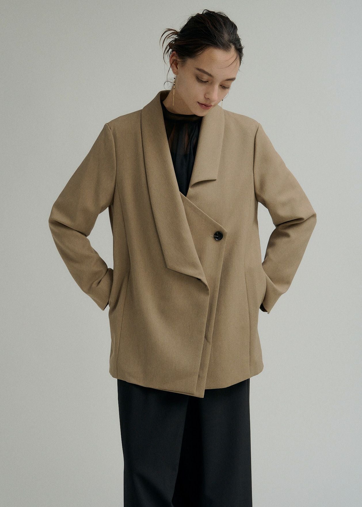 LE'RUREリルアーIrregularcollar design jacket Irregular collar design jacketのドレス|Dorry Doll / LE'RURE