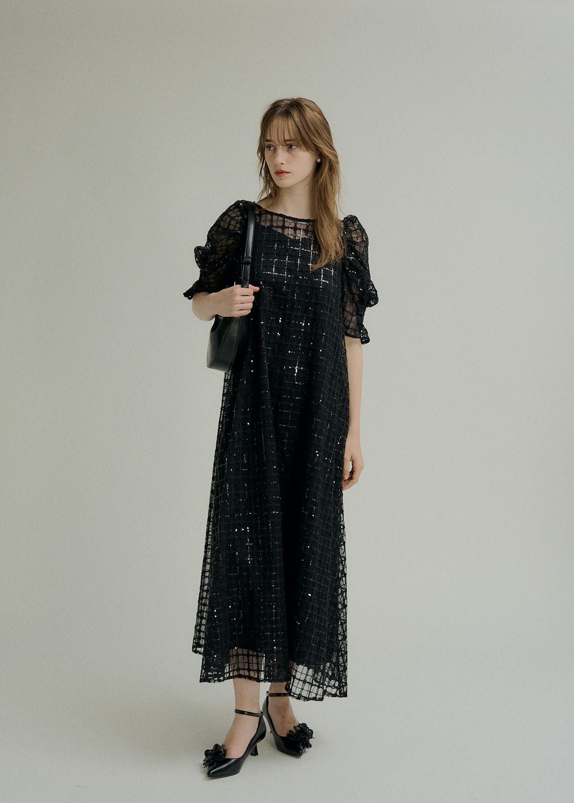 Pearl motif embroidery dressのドレス|Dorry Doll / LE'RURE