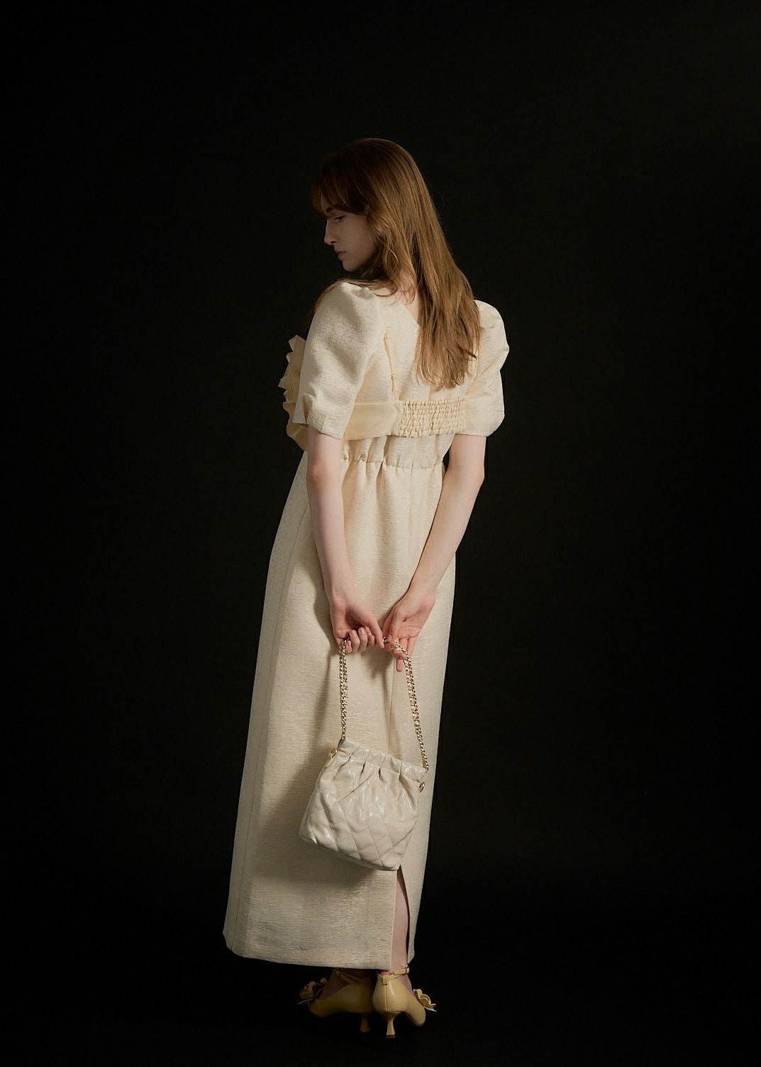 Wavy frill bustier jacquard dressのドレス|Dorry Doll / LE'RURE