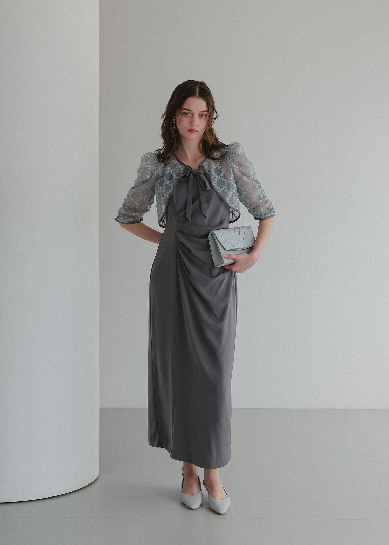 レースボレロ×ドレープドレス｜DorryDoll