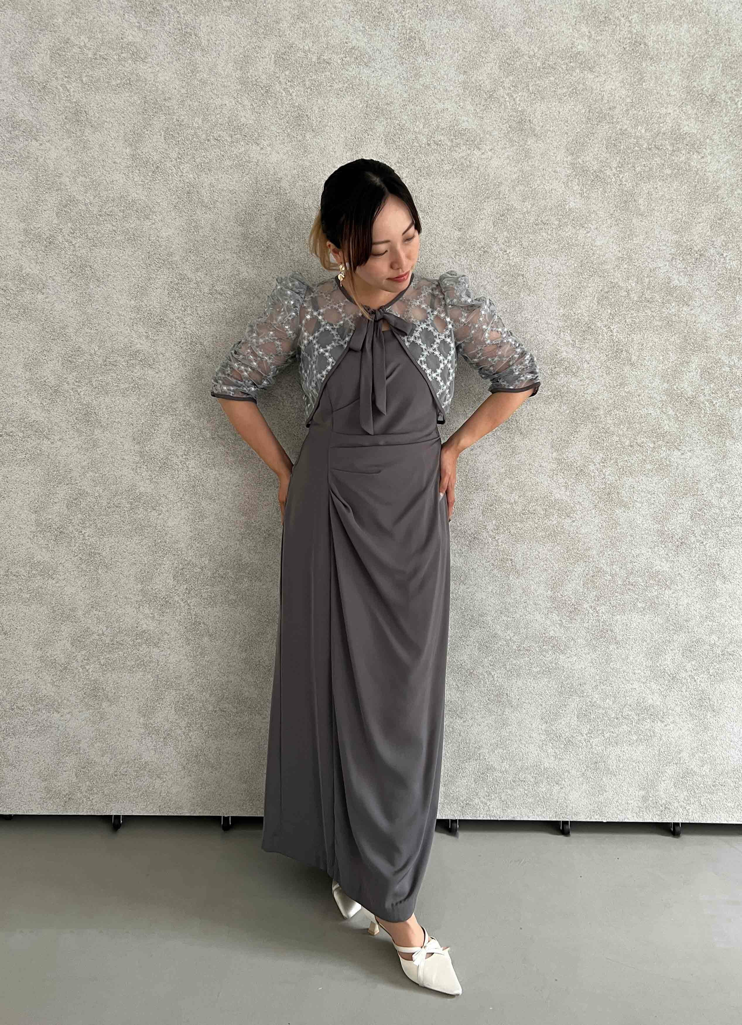 レースボレロ×ドレープドレス｜DorryDoll