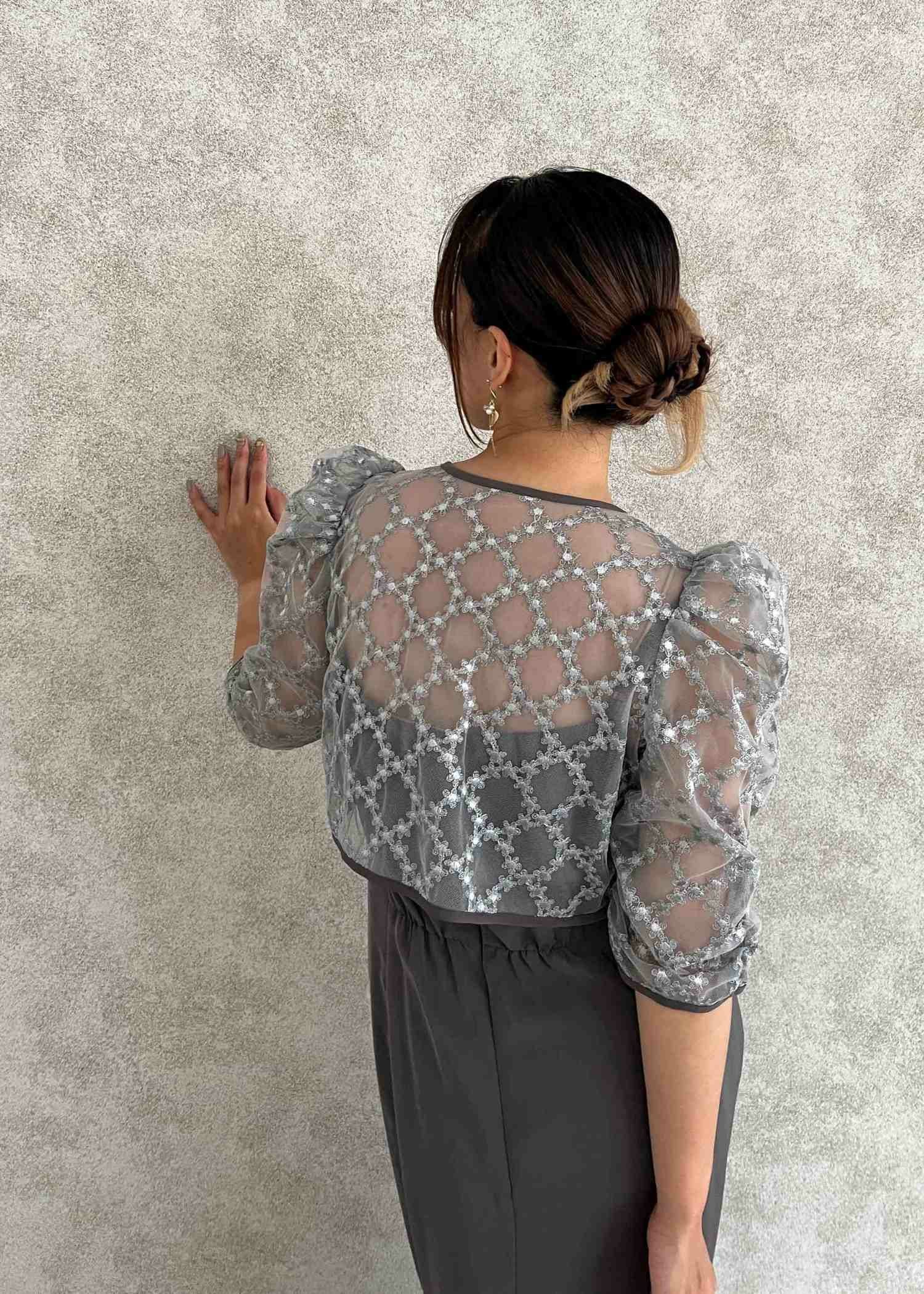 レースボレロ×ドレープドレス｜DorryDoll