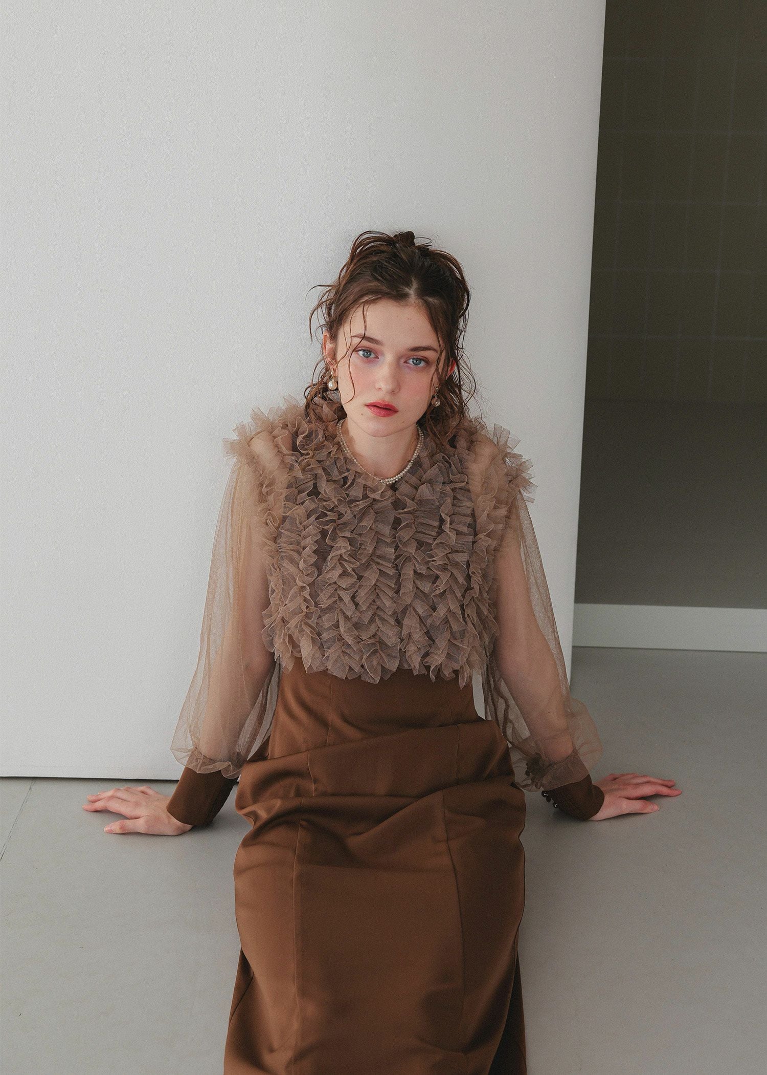 フリルブラウスセットドレス｜DorryDoll