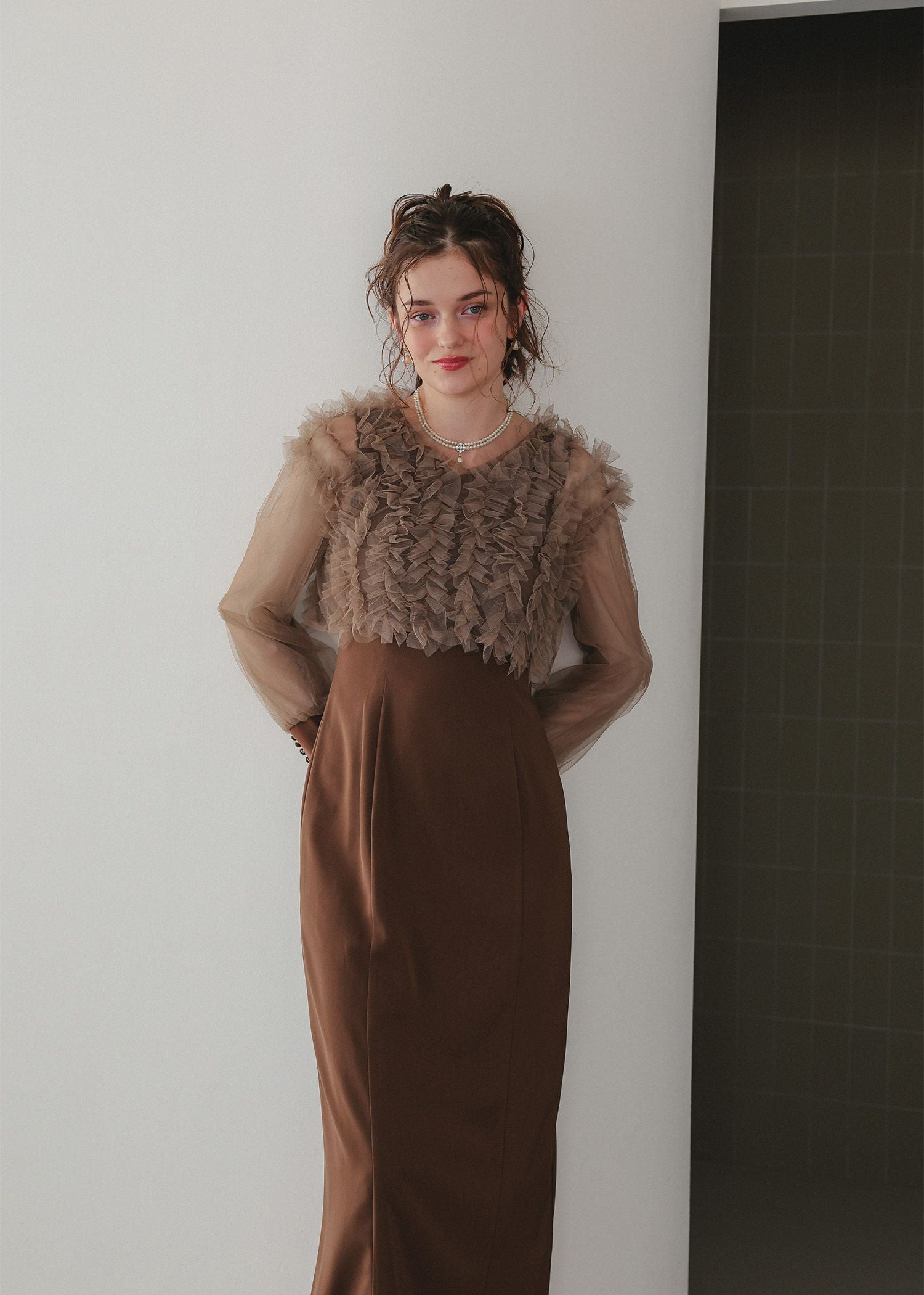 フリルブラウスセットドレス｜DorryDoll