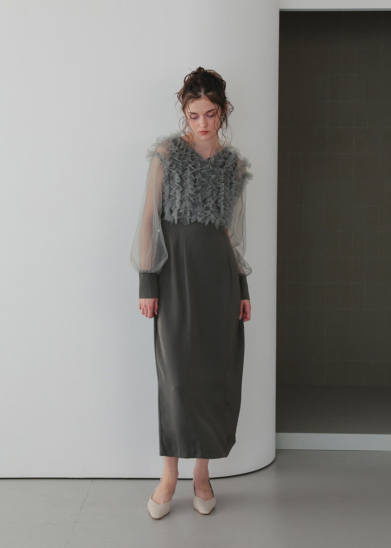 フリルブラウスセットドレス｜DorryDoll