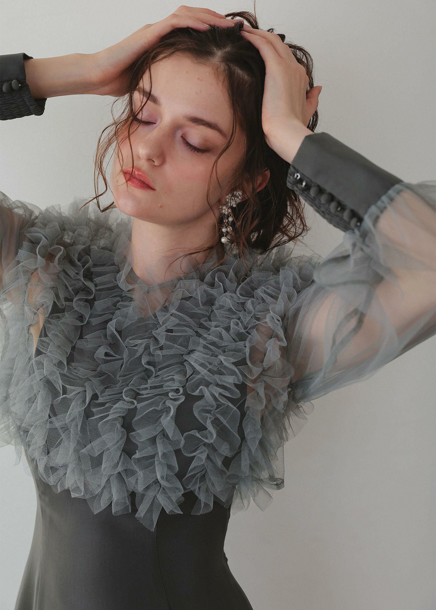 フリルブラウスセットドレス｜DorryDoll