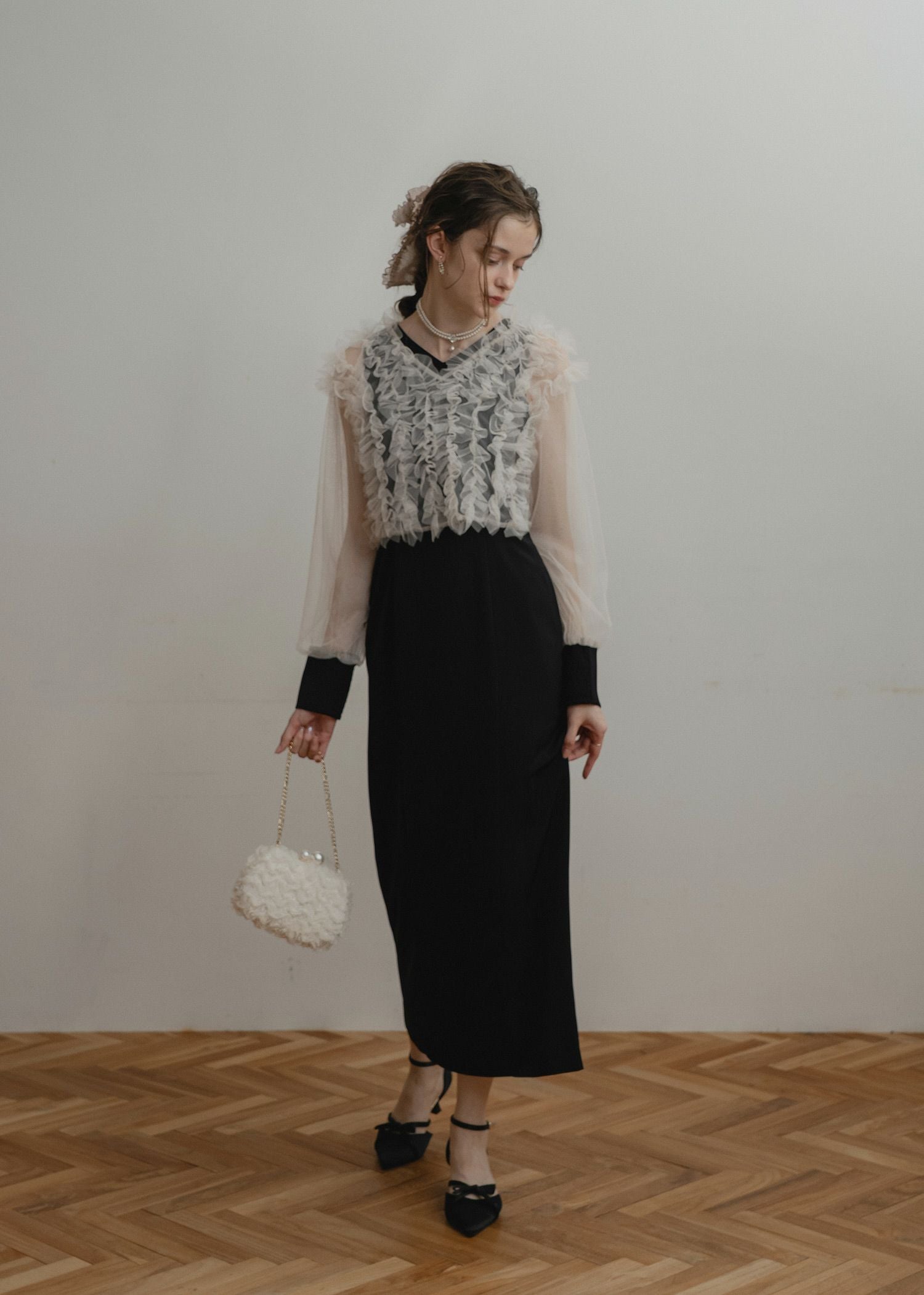 フリルブラウスセットドレス｜DorryDoll