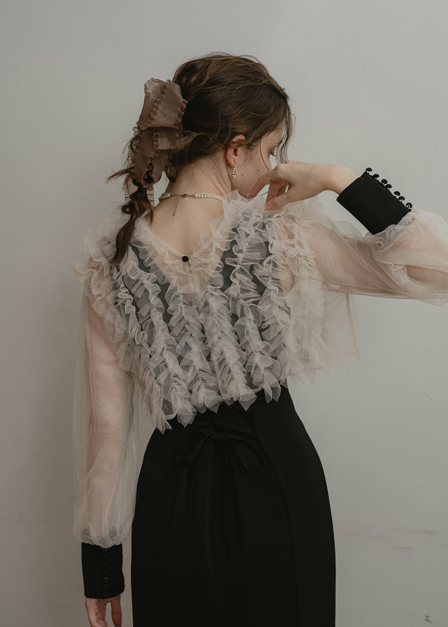 フリルブラウスセットドレス｜DorryDoll