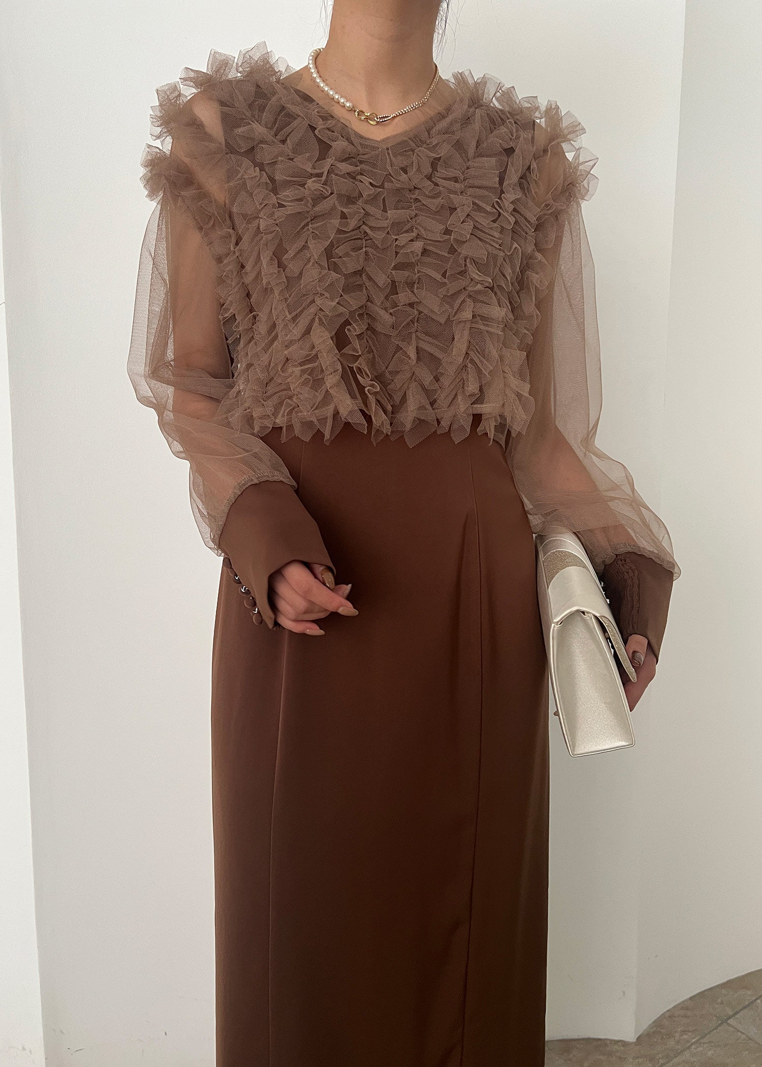 フリルブラウスセットドレス｜DorryDoll